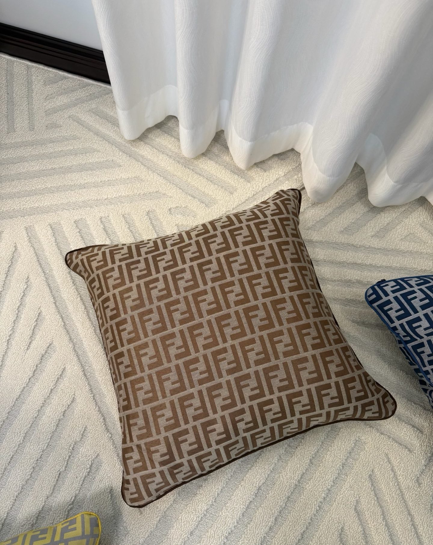FENDI MONOGRAM THROW PILLOW