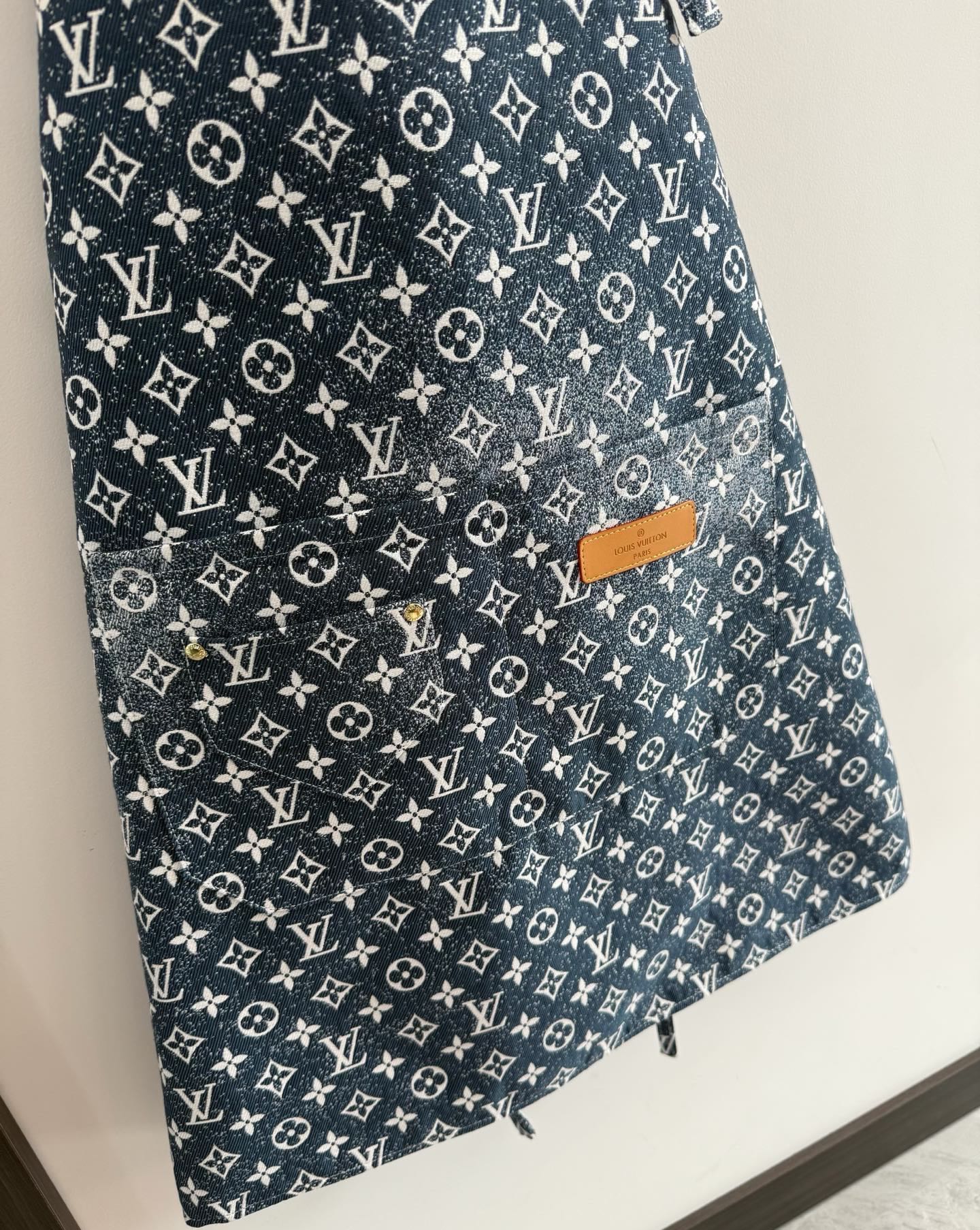 CUSTOM LV DENIM APRON