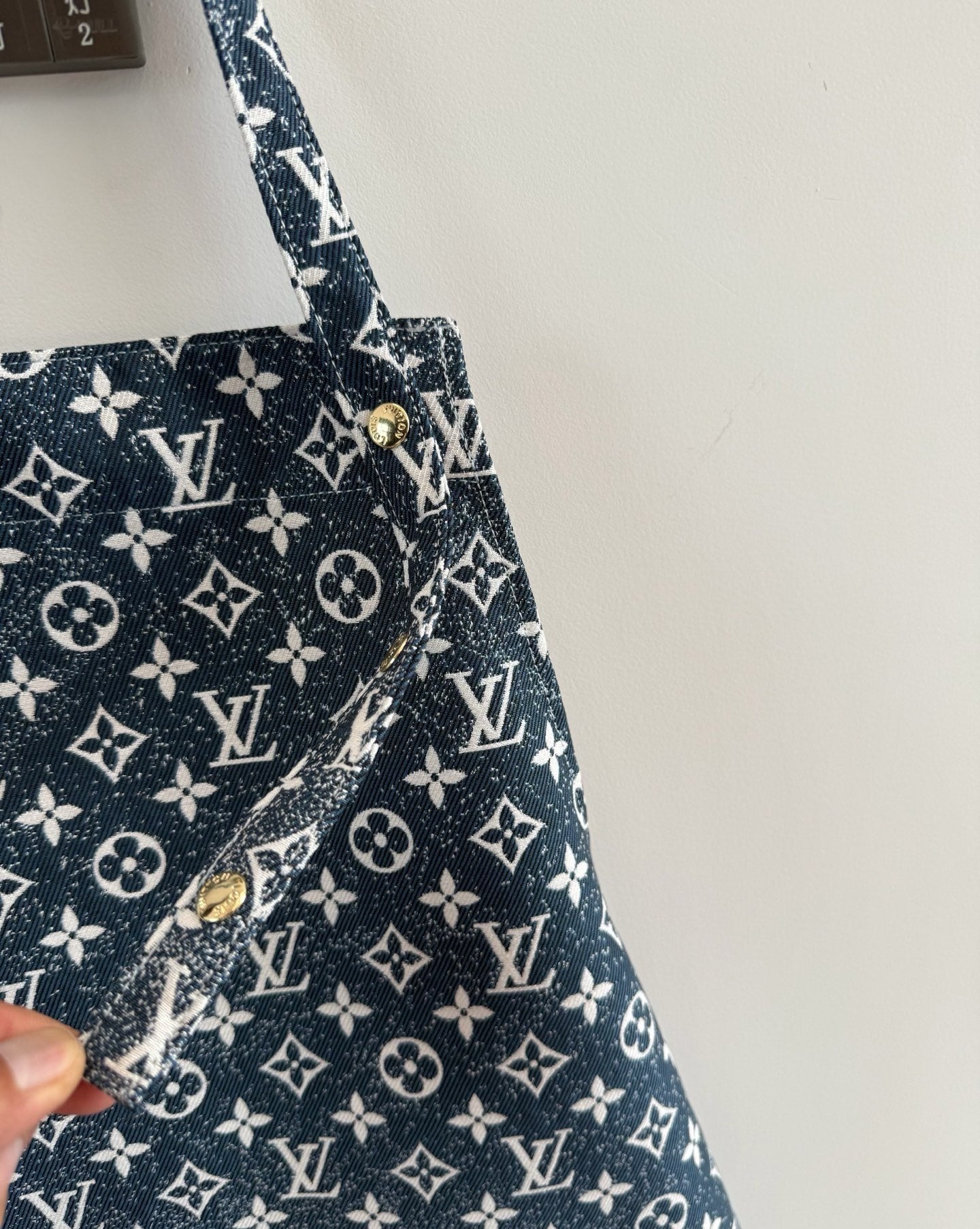 CUSTOM LV DENIM APRON
