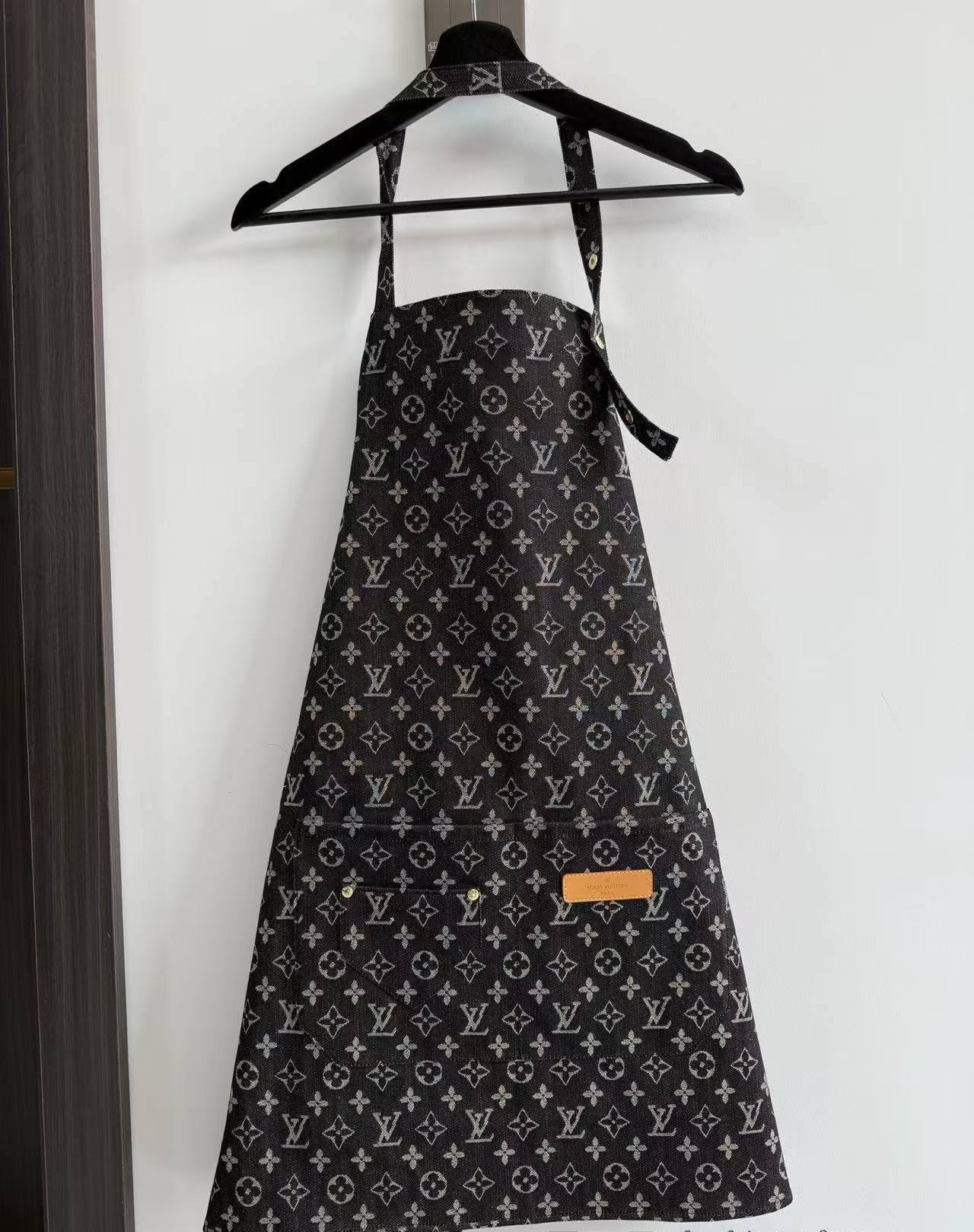 CUSTOM LV DENIM APRON