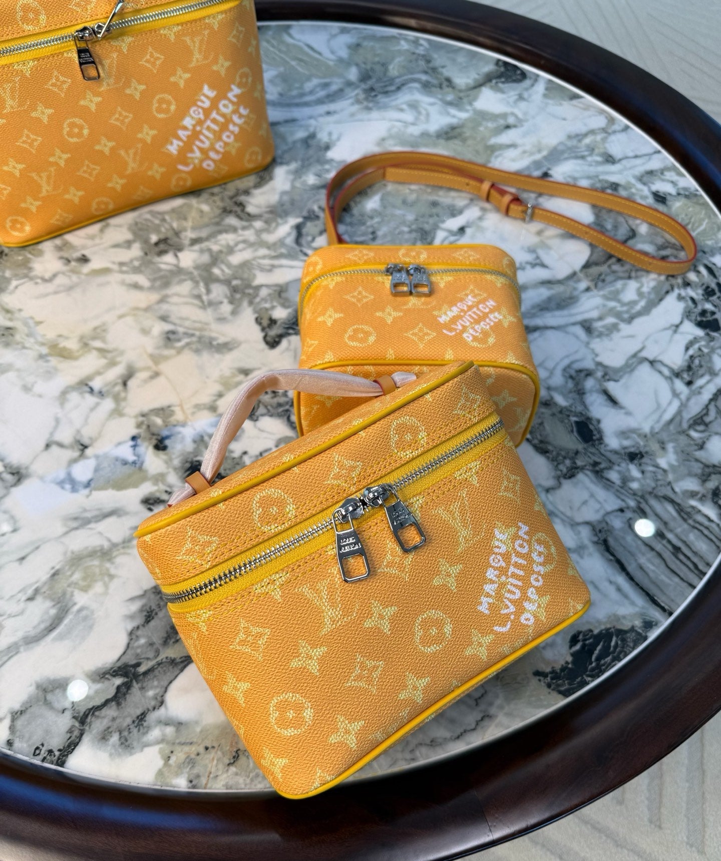 CUSTOM LV MAKE UP VANITY BAG (PHARRELL)