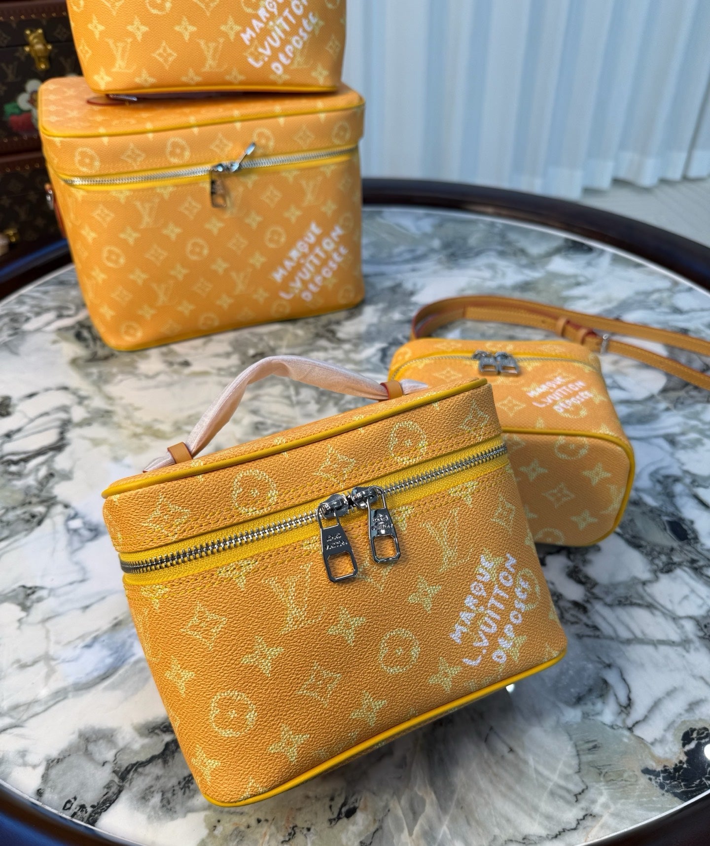 CUSTOM LV MAKE UP VANITY BAG (PHARRELL)