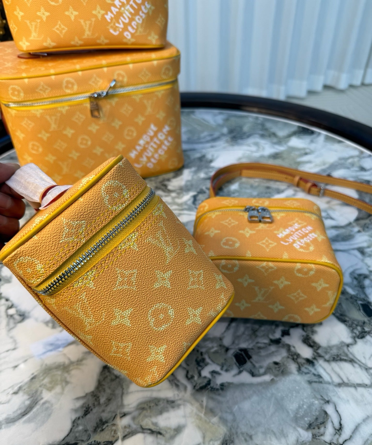 CUSTOM LV MAKE UP VANITY BAG (PHARRELL)