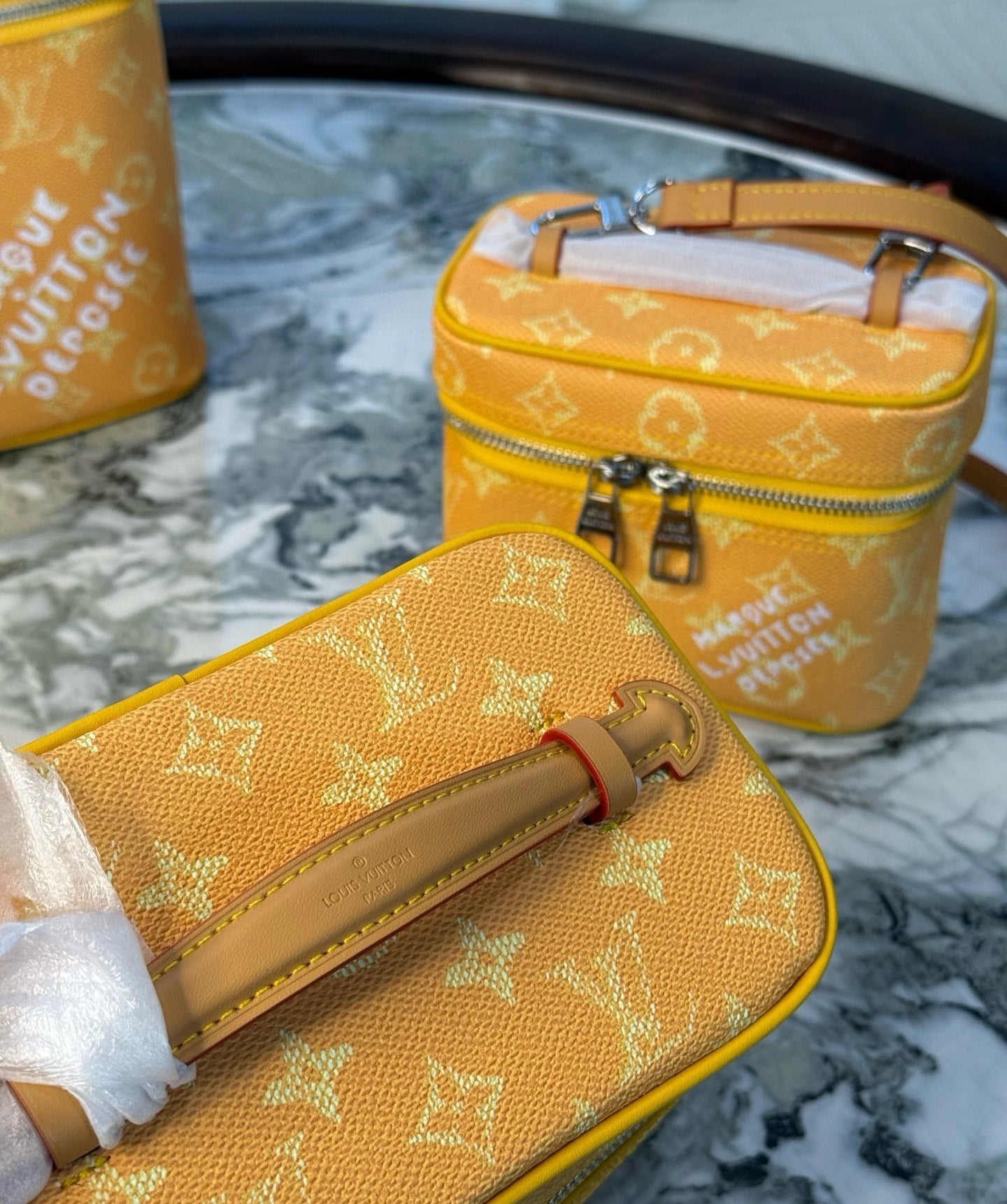 CUSTOM LV MAKE UP VANITY BAG (PHARRELL)