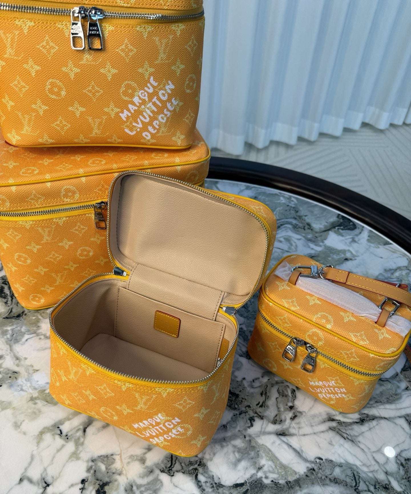 CUSTOM LV MAKE UP VANITY BAG (PHARRELL)
