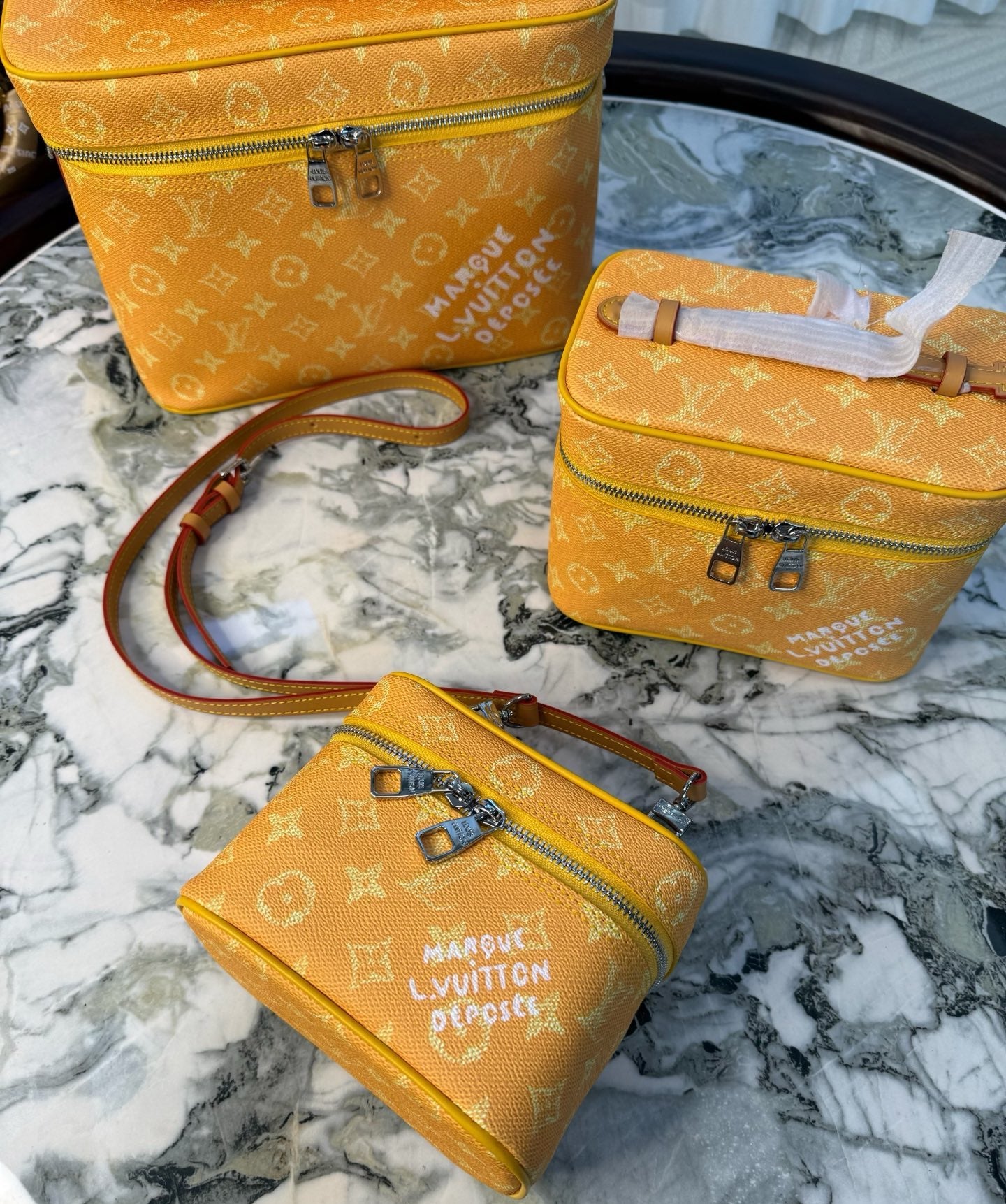 CUSTOM LV MAKE UP VANITY BAG (PHARRELL)