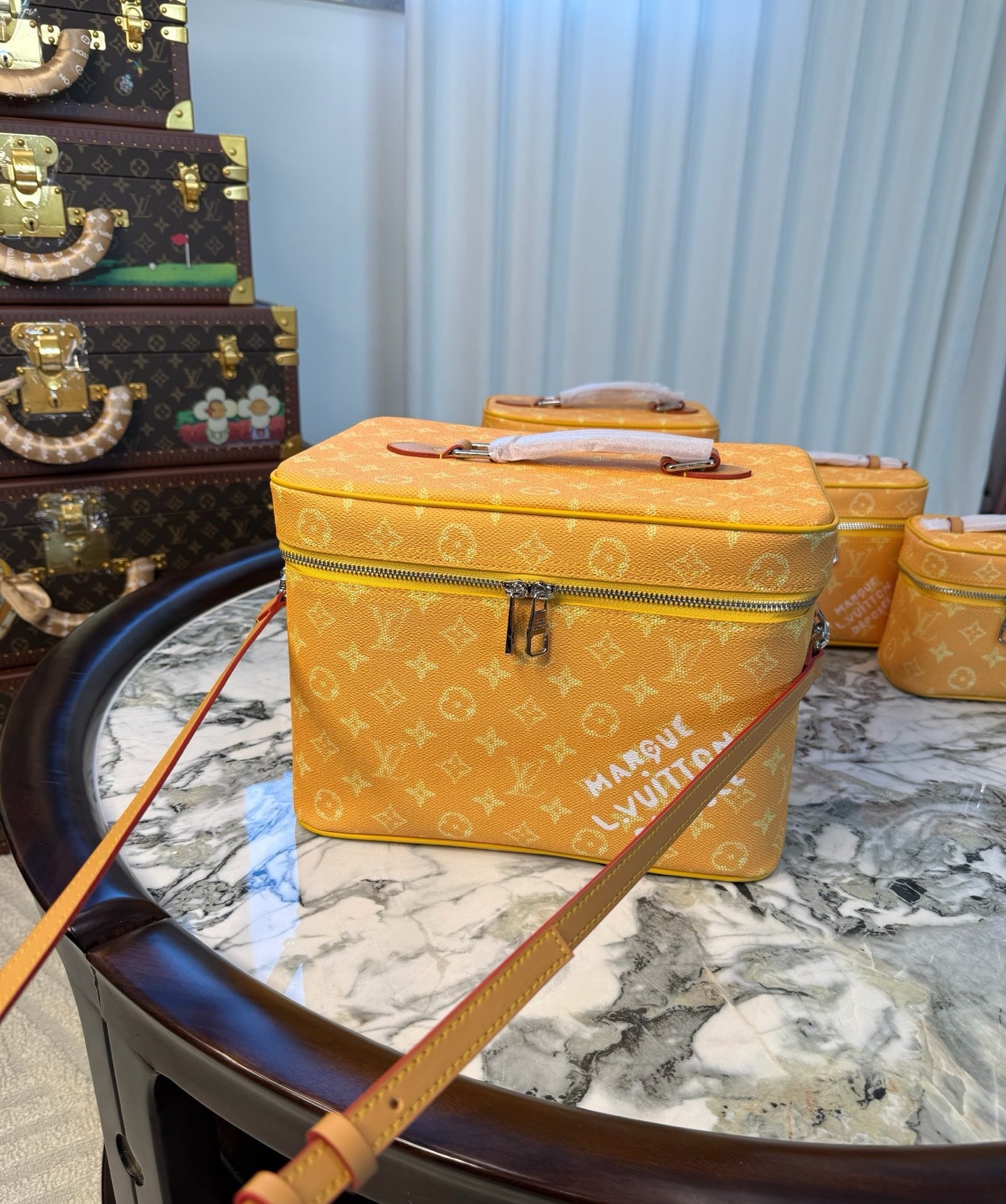 CUSTOM LV MAKE UP VANITY BAG (PHARRELL)