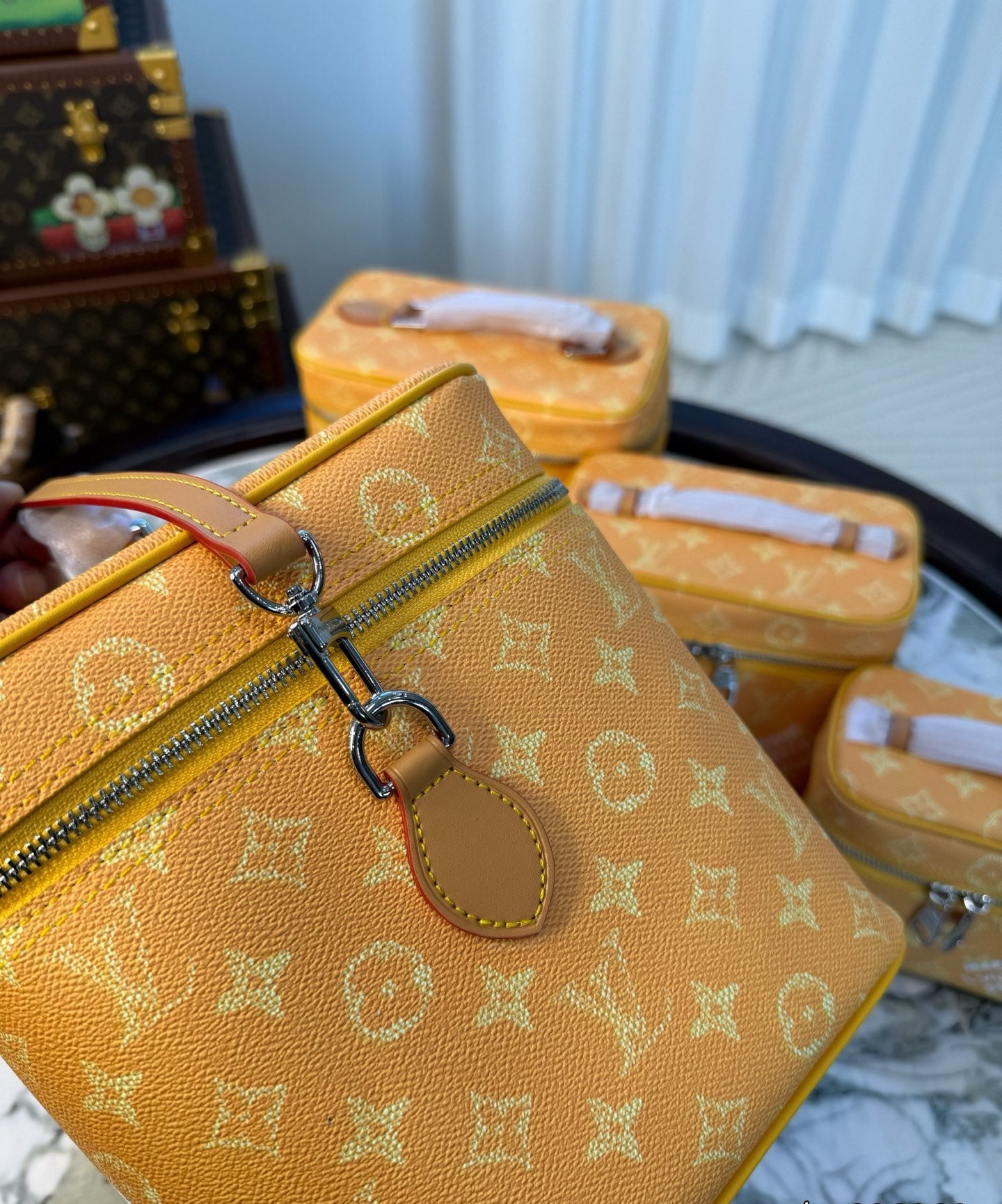 CUSTOM LV MAKE UP VANITY BAG (PHARRELL)