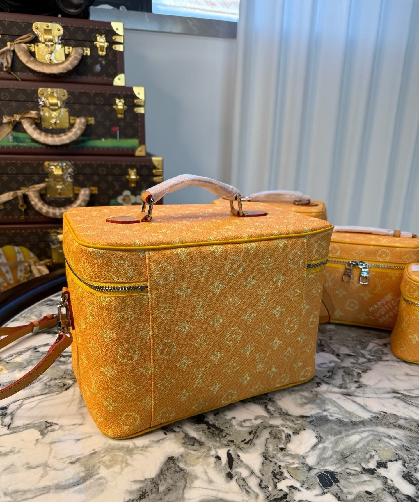 CUSTOM LV MAKE UP VANITY BAG (PHARRELL)