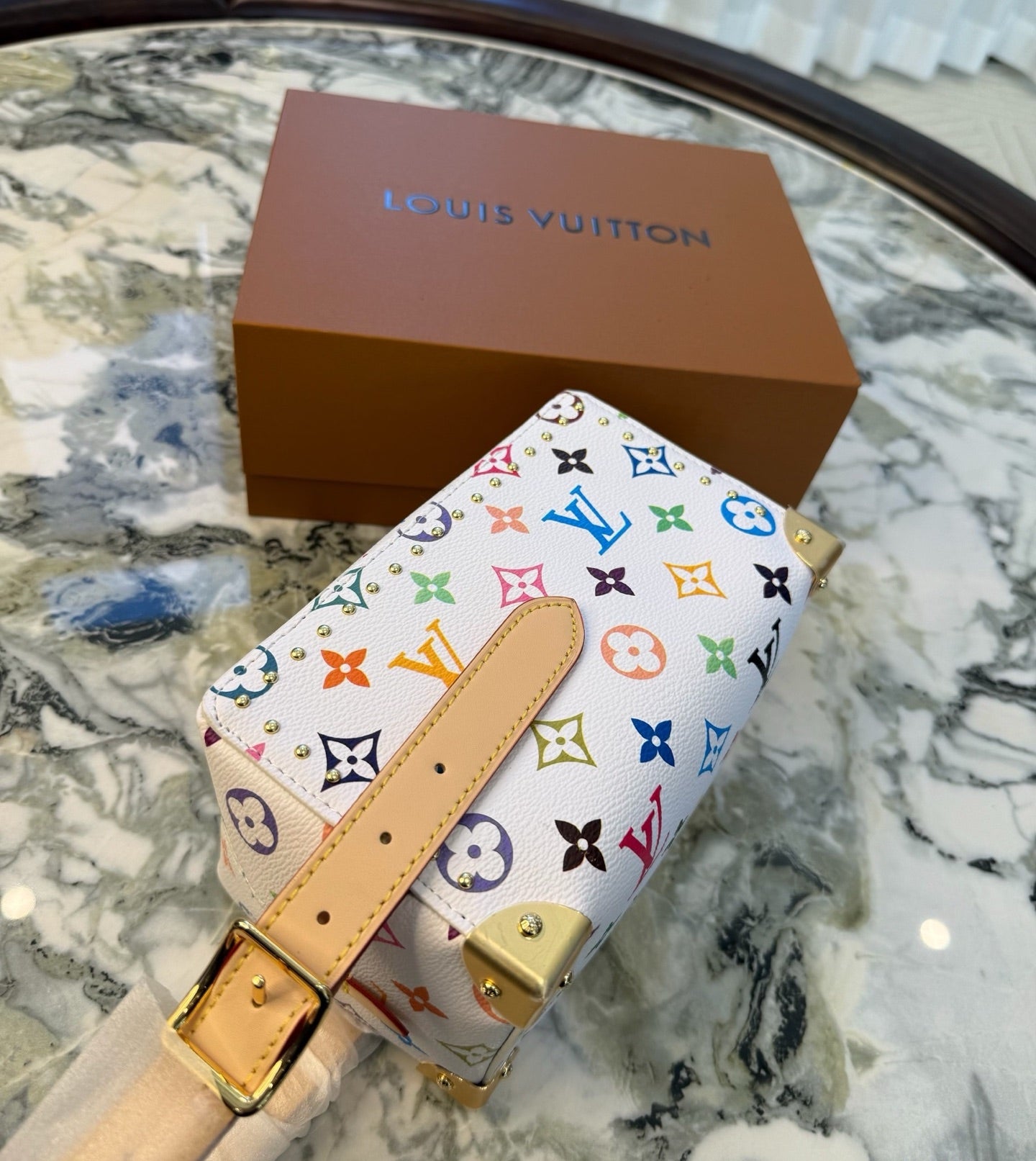 CUSTOM LV VANITY CASE (MURAKAMI)