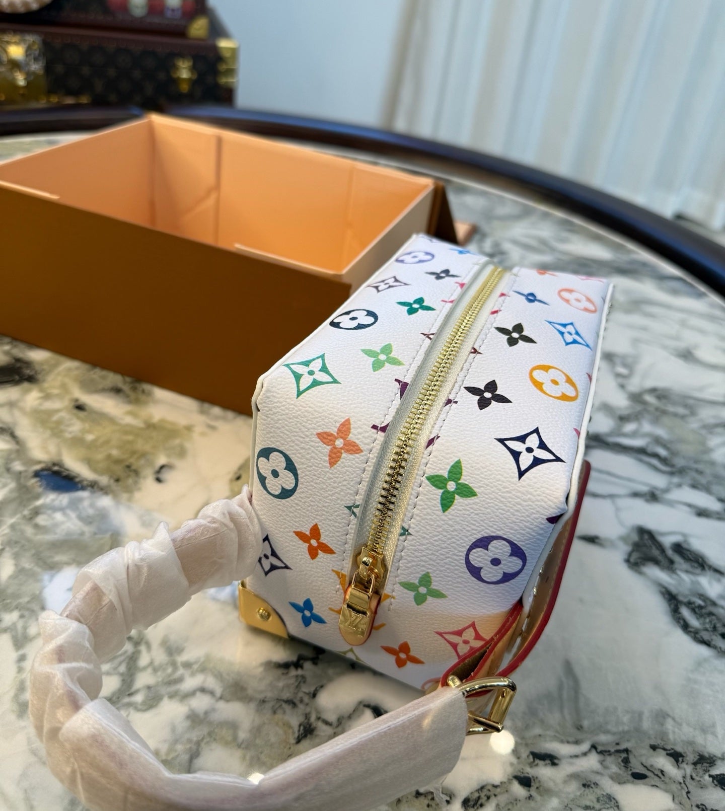 CUSTOM LV VANITY CASE (MURAKAMI)