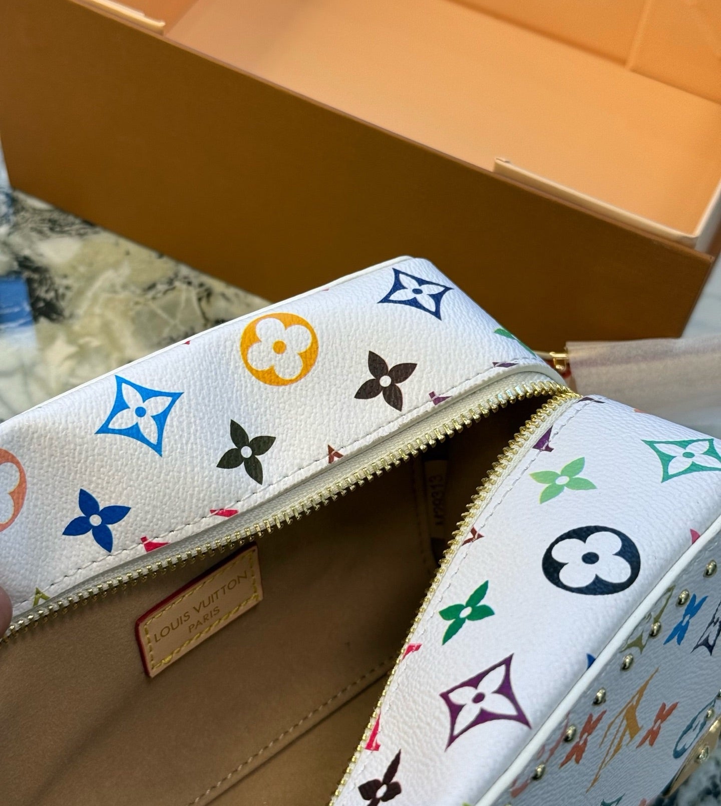 CUSTOM LV VANITY CASE (MURAKAMI)