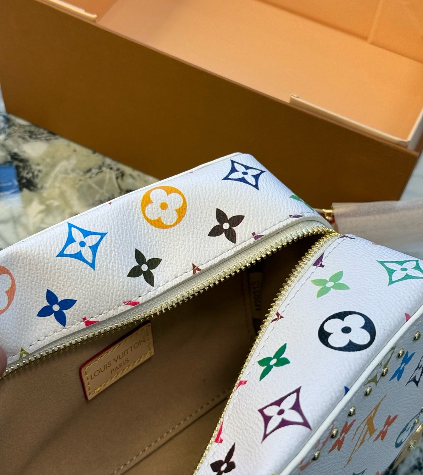 CUSTOM LV VANITY CASE (MURAKAMI)