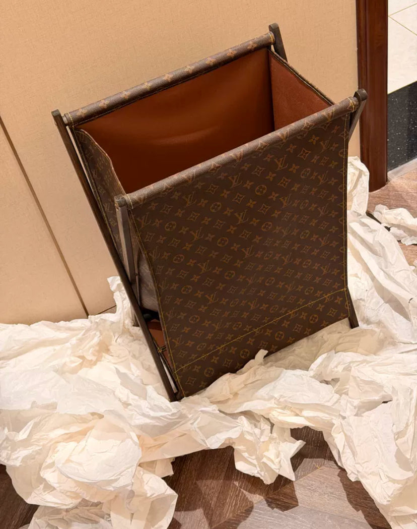 CUSTOM LV LAUNDRY BIN