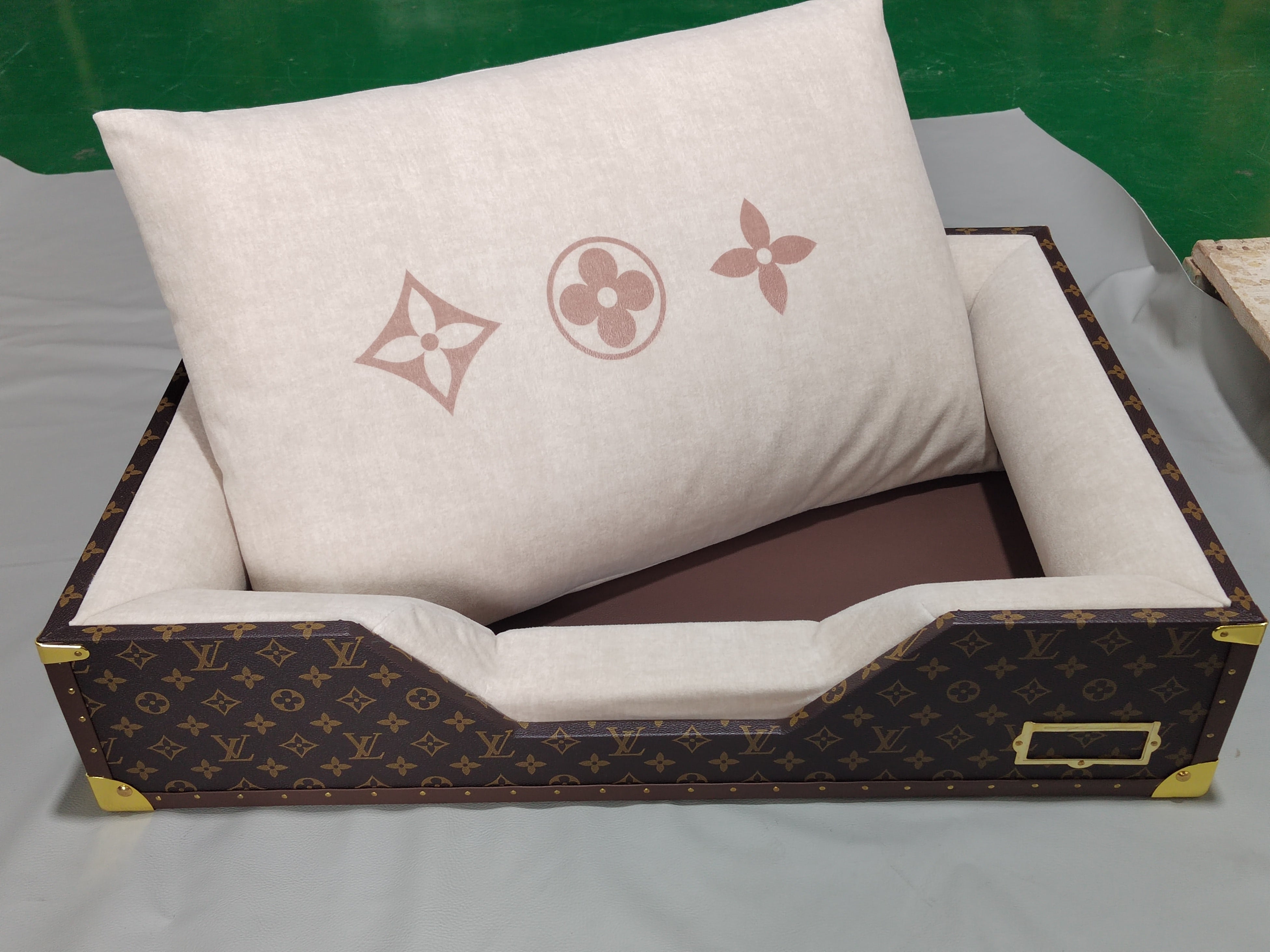 CUSTOM LV PET BED