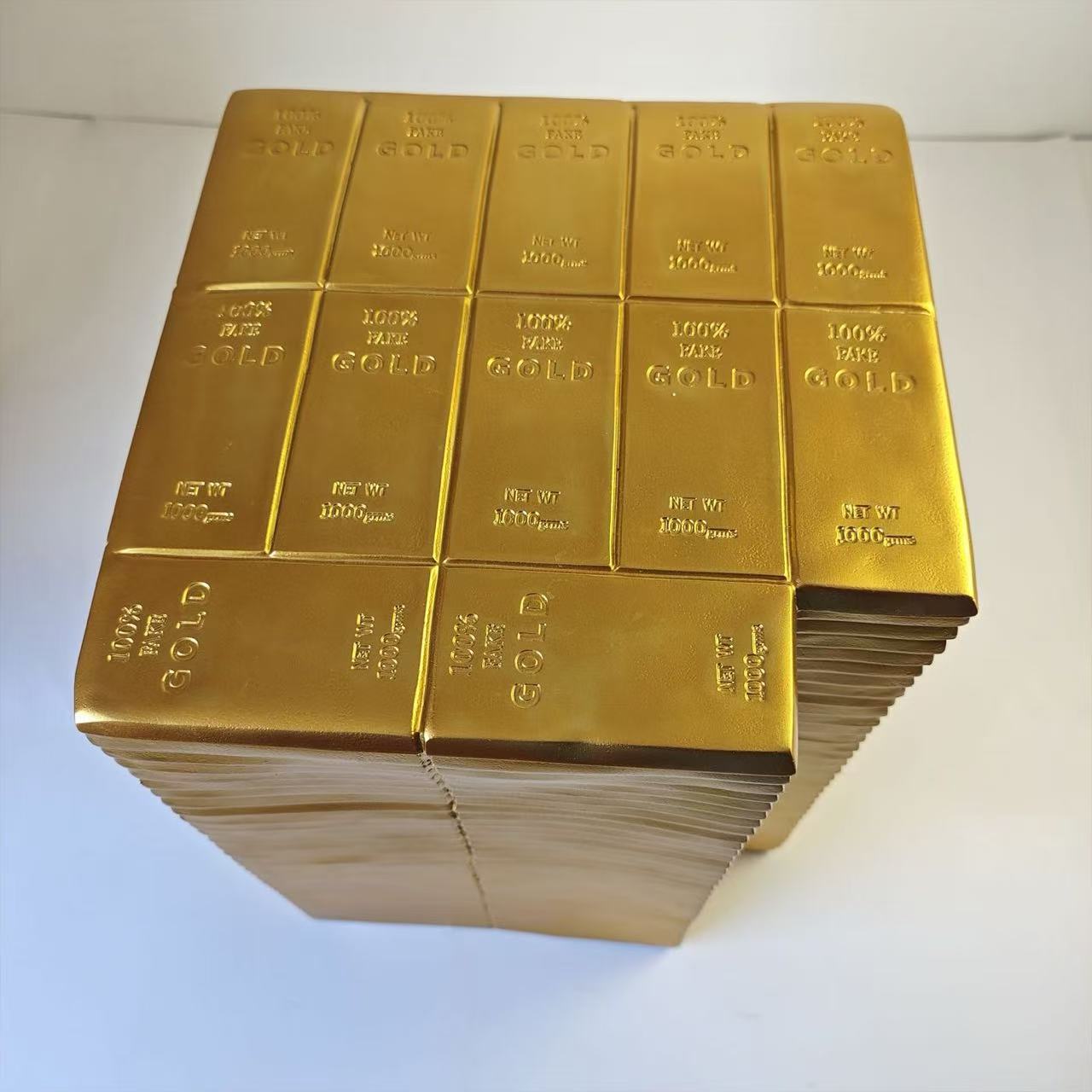 GOLD BAR SIDE TABLE