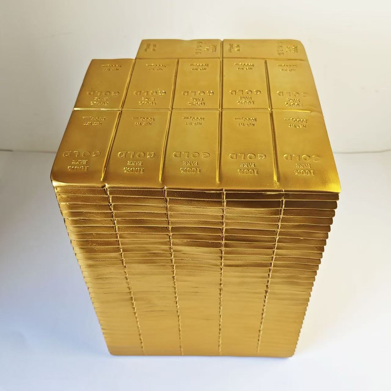 GOLD BAR SIDE TABLE
