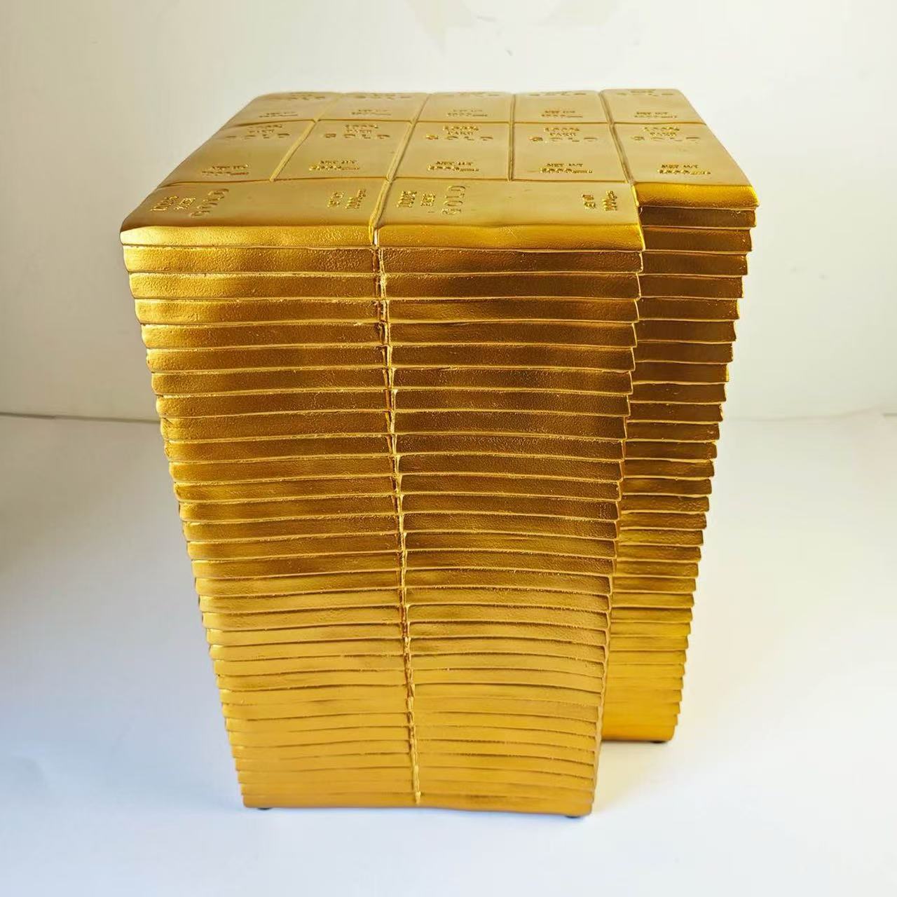 GOLD BAR SIDE TABLE