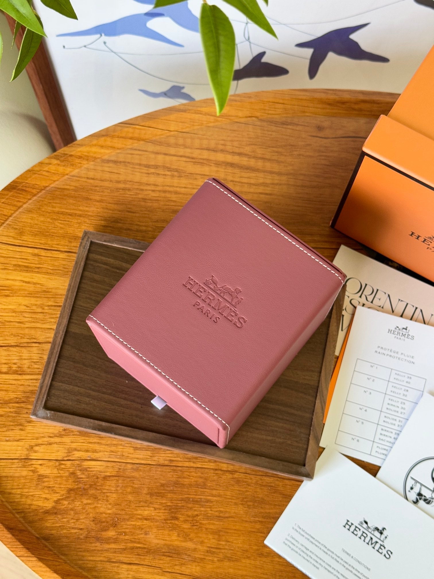 HERMES SQUARE TISSUE BOX COVER