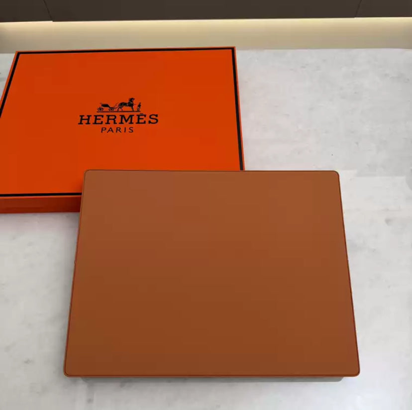 HERMES LEATHER TRAY