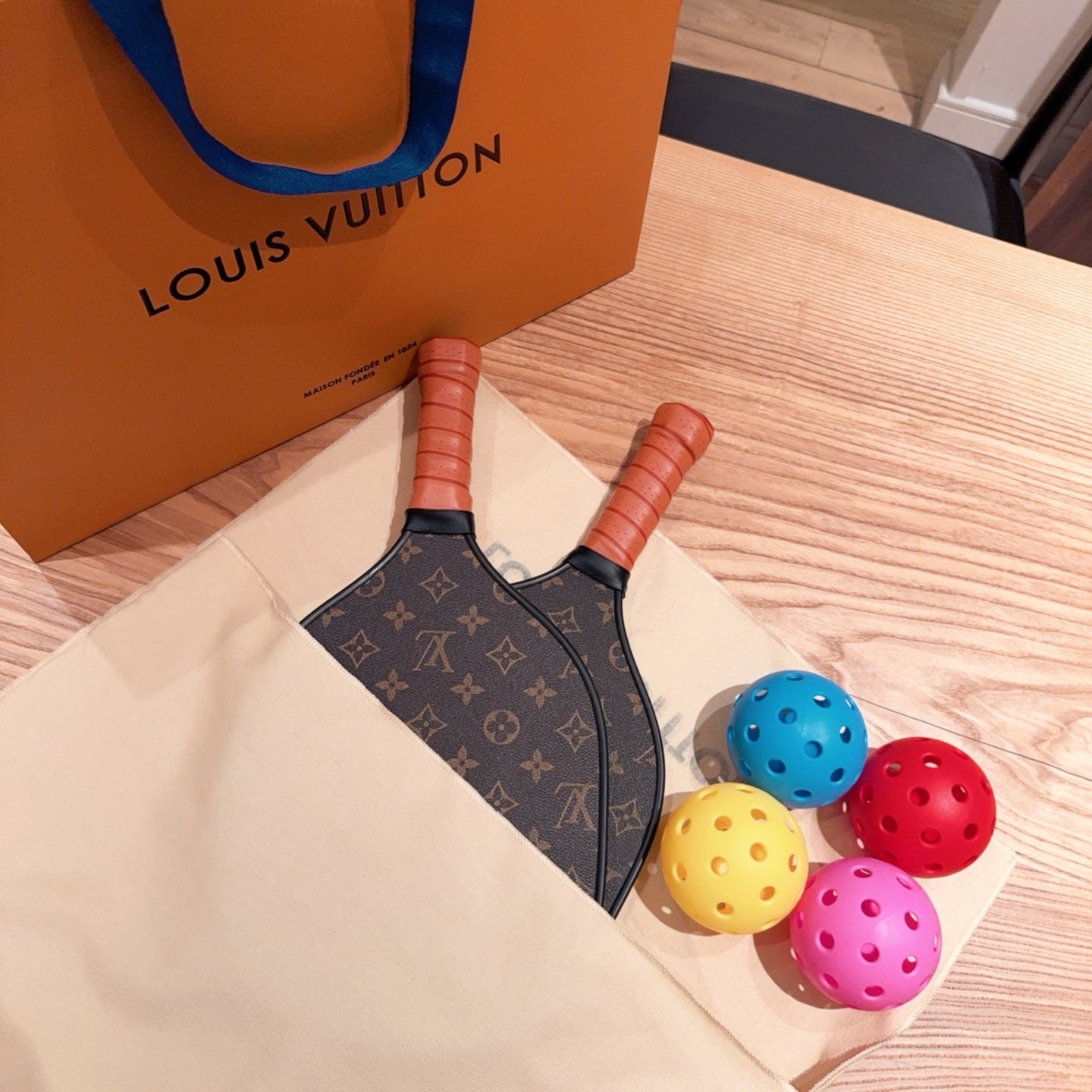 CUSTOM LV PICKLE BALL SET
