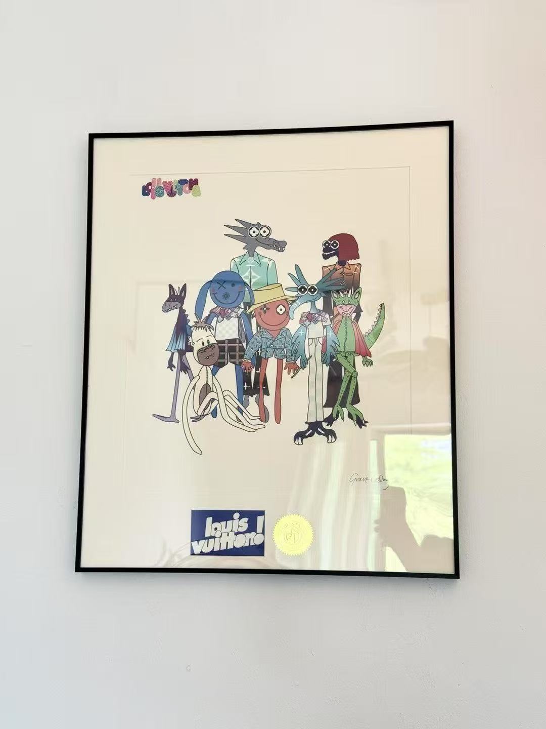 CUSTOM LV WALL FRAME
