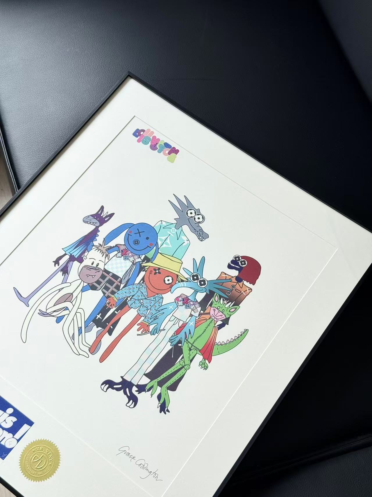 CUSTOM LV WALL FRAME