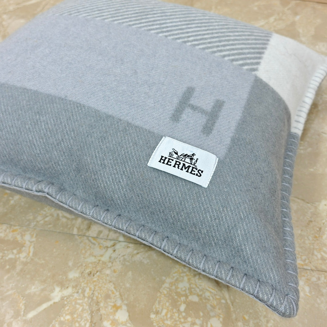 HERMES WOOL RIVIERA THROW PILLOW 2.0