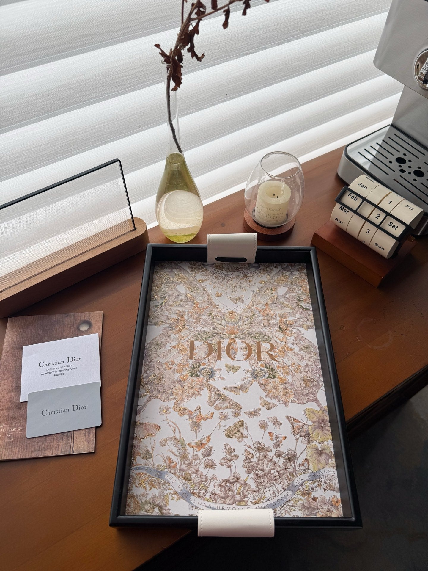 CHRISTIAN FLORA SERVING TRAYS