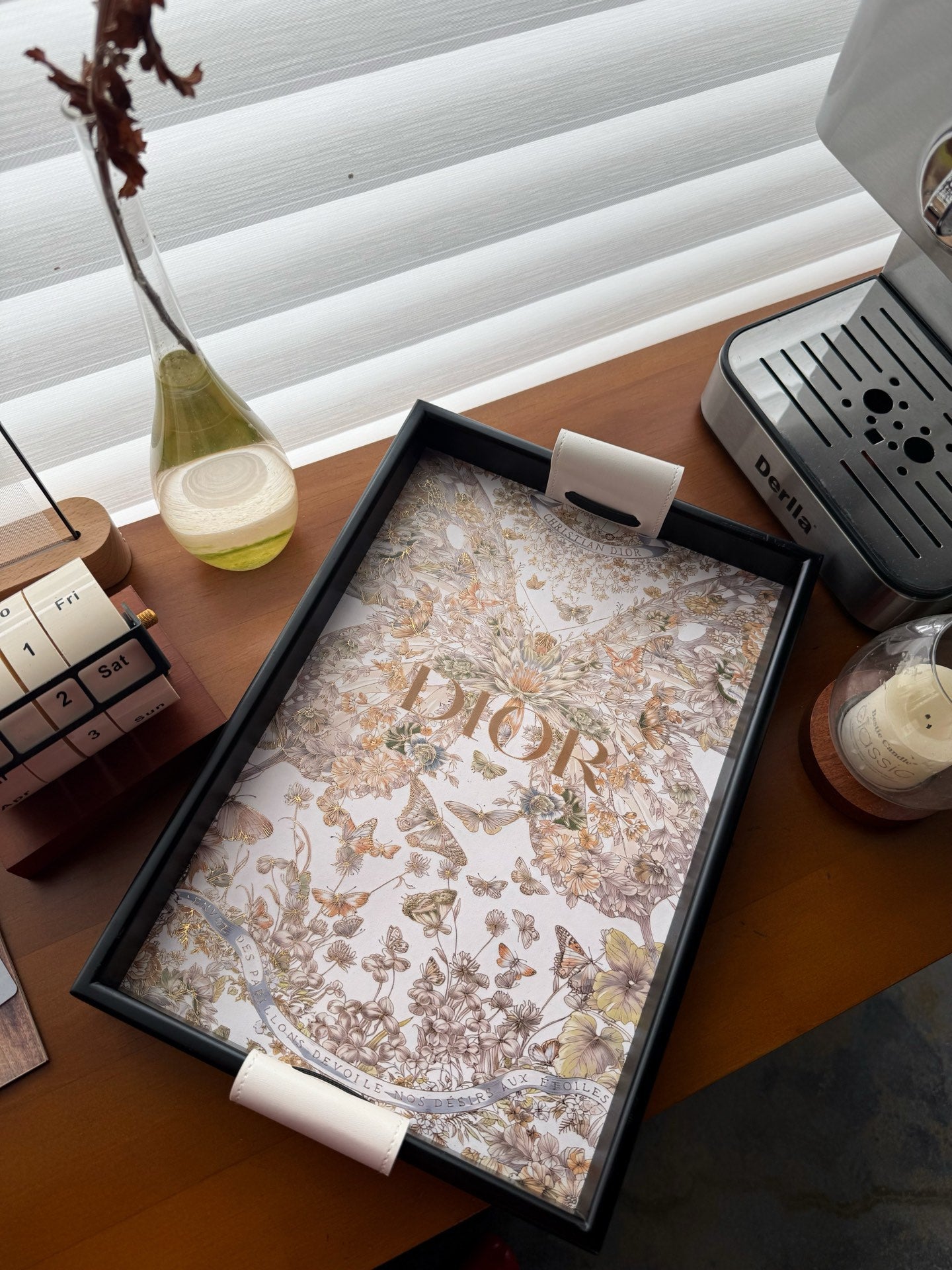 CHRISTIAN FLORA SERVING TRAYS
