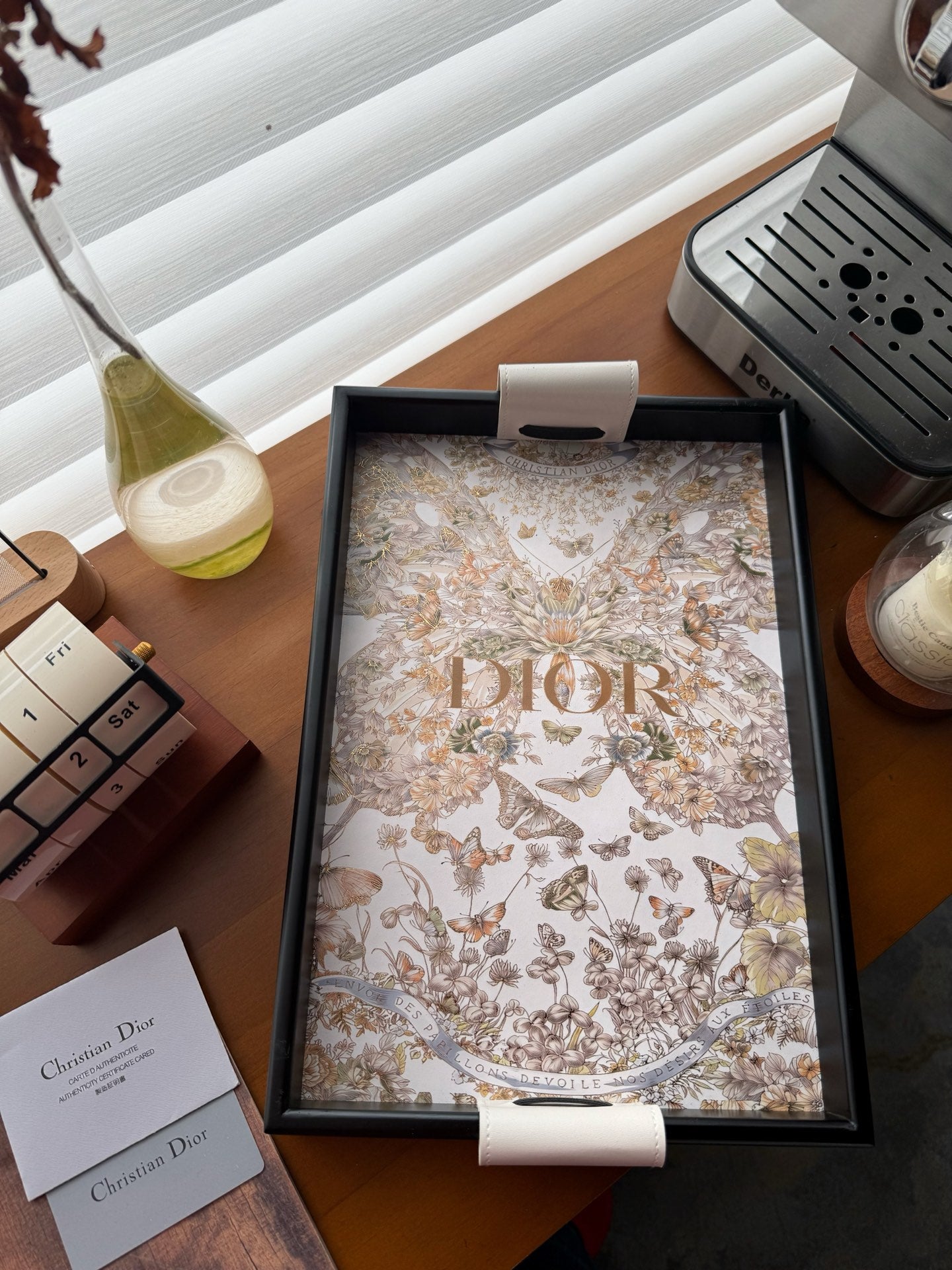 CHRISTIAN FLORA SERVING TRAYS
