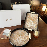 CHRISTIAN FLORA SERVING TRAYS