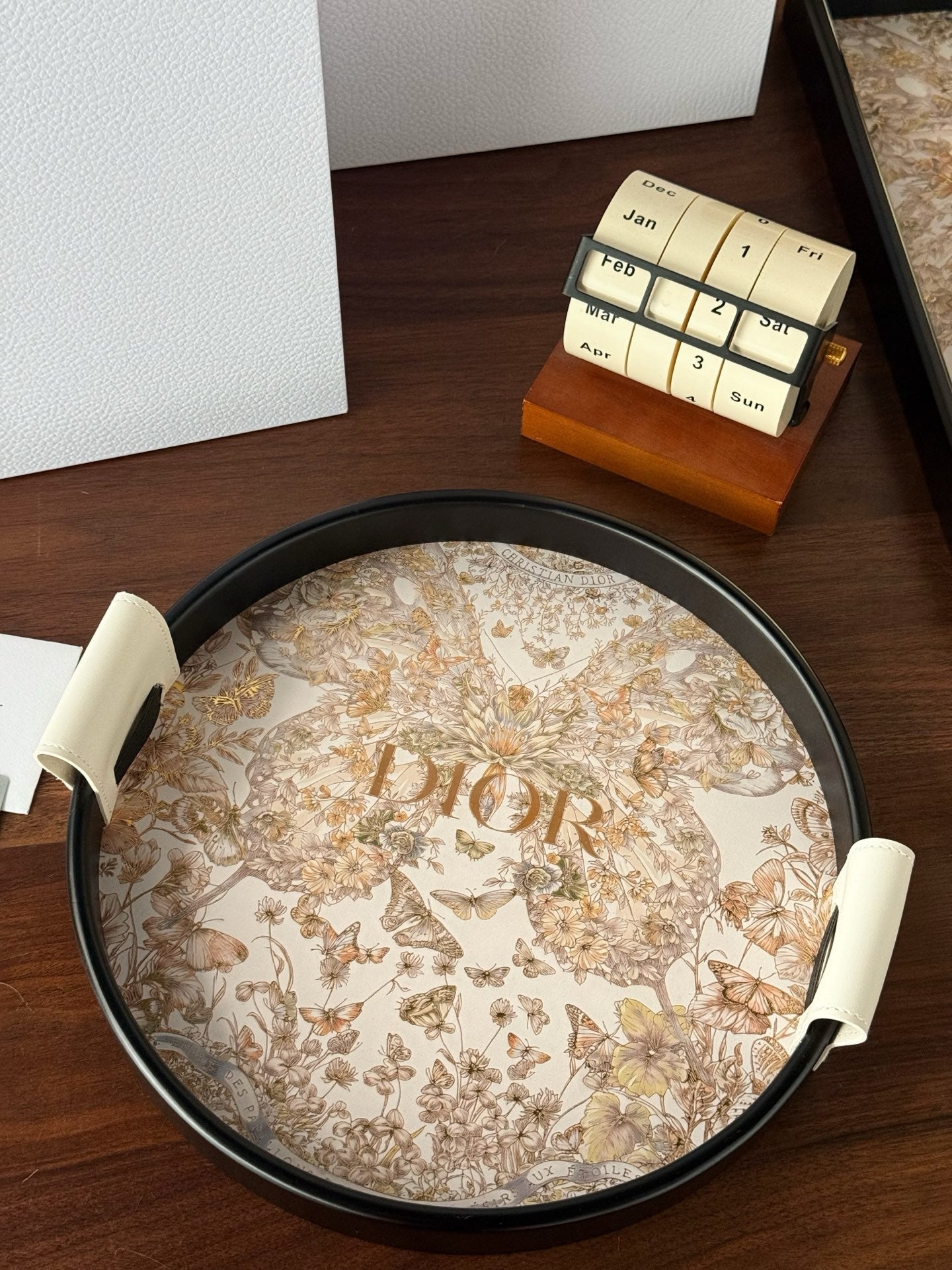 CHRISTIAN FLORA SERVING TRAYS