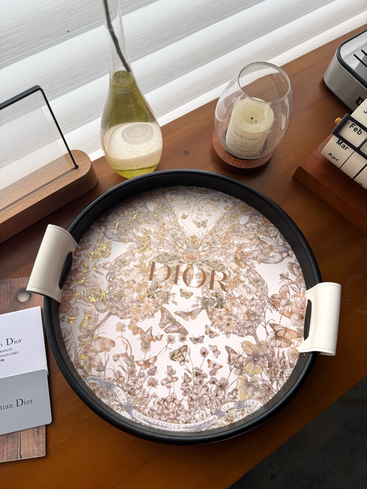 CHRISTIAN FLORA SERVING TRAYS