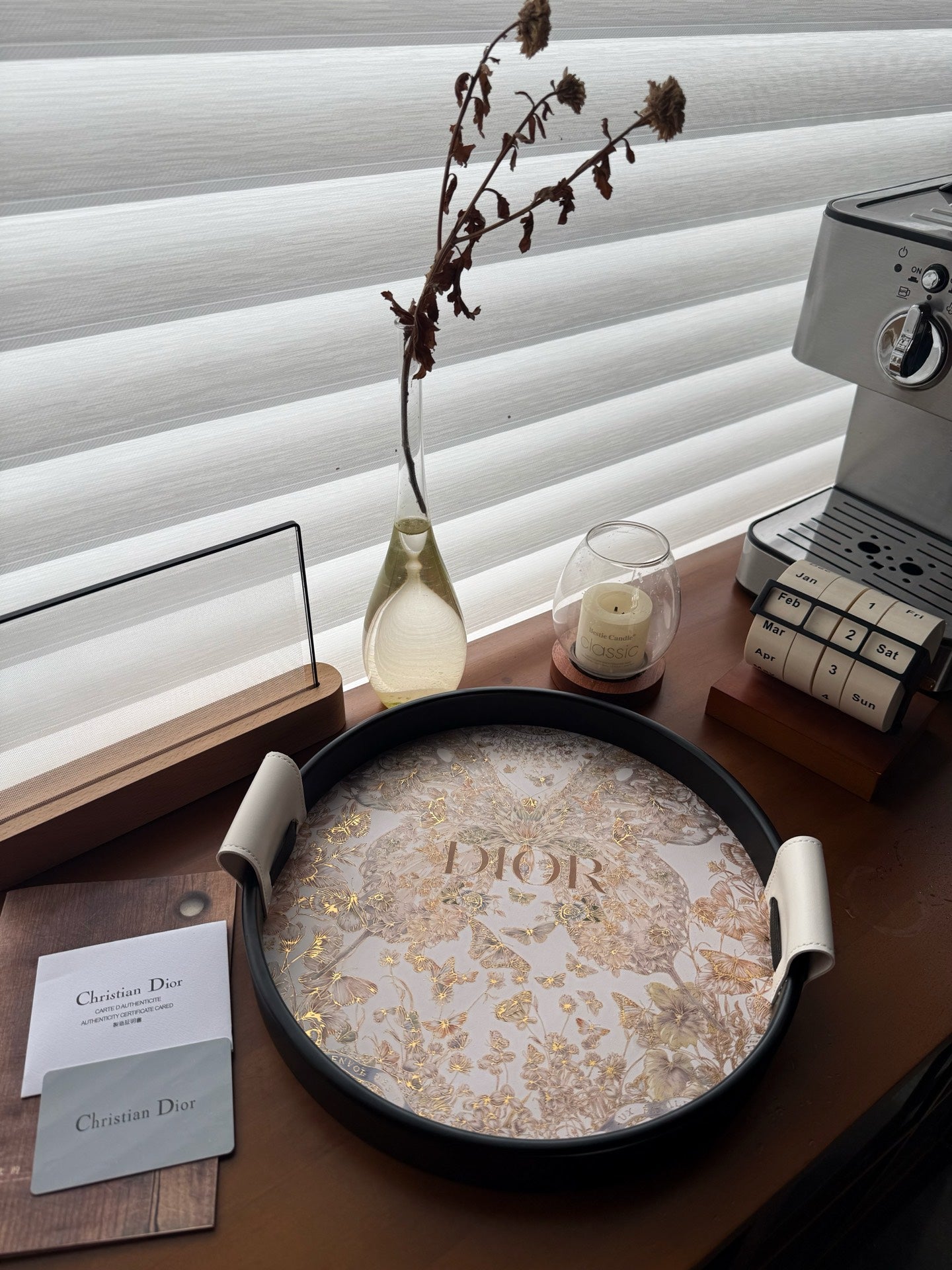 CHRISTIAN FLORA SERVING TRAYS