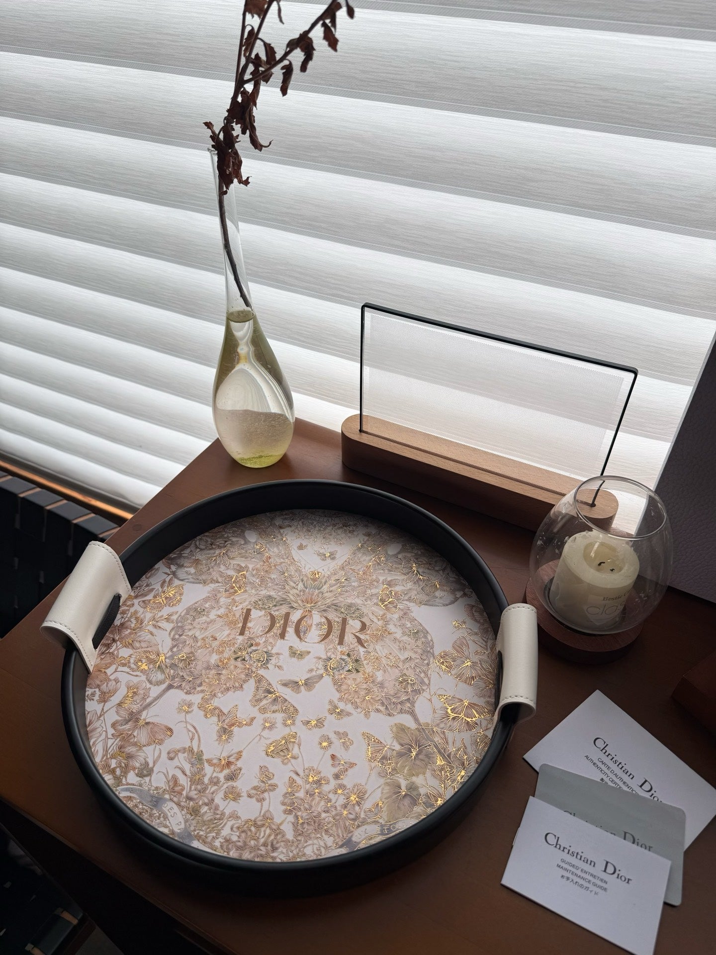 CHRISTIAN FLORA SERVING TRAYS
