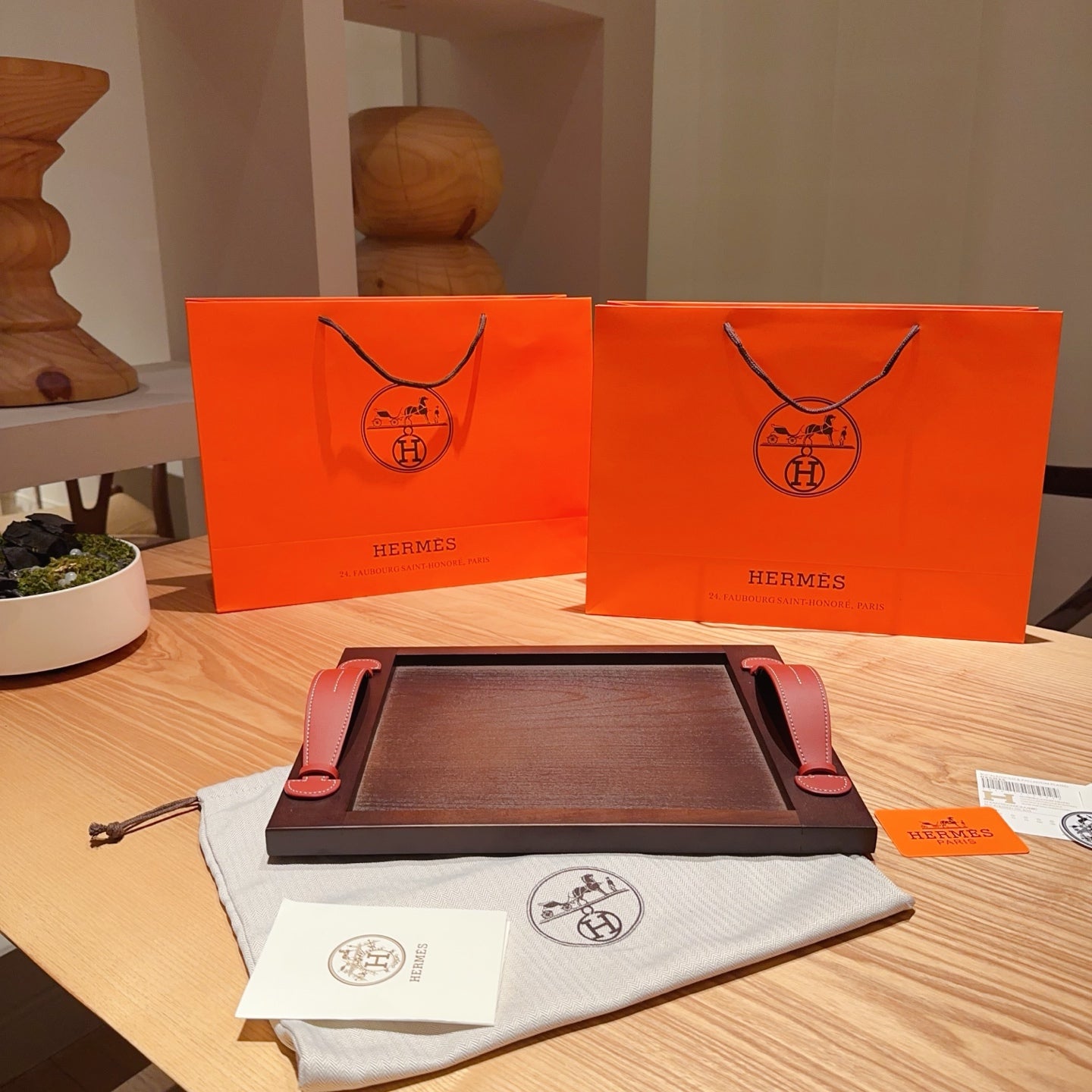 HERMES SERVING TRAY