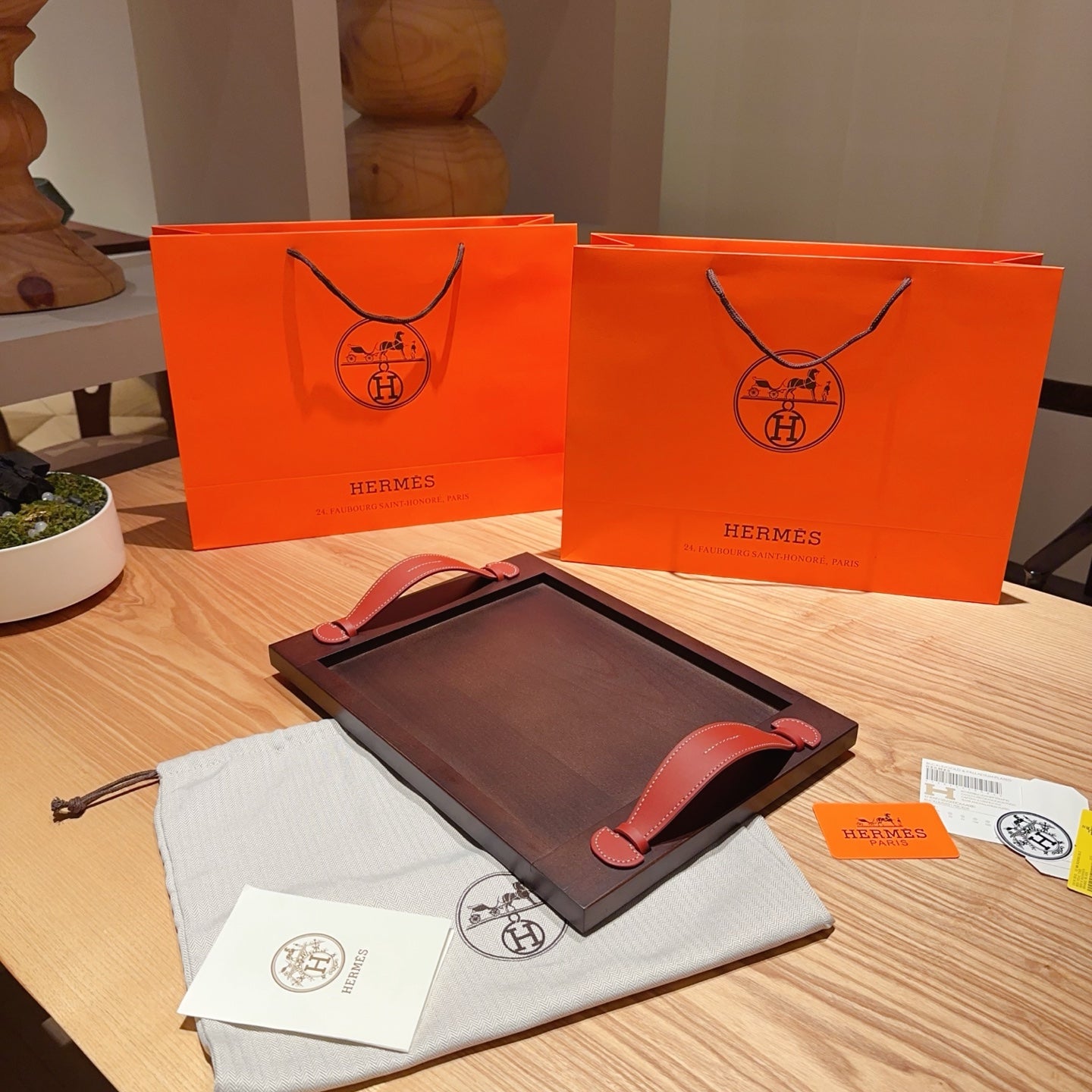 HERMES SERVING TRAY