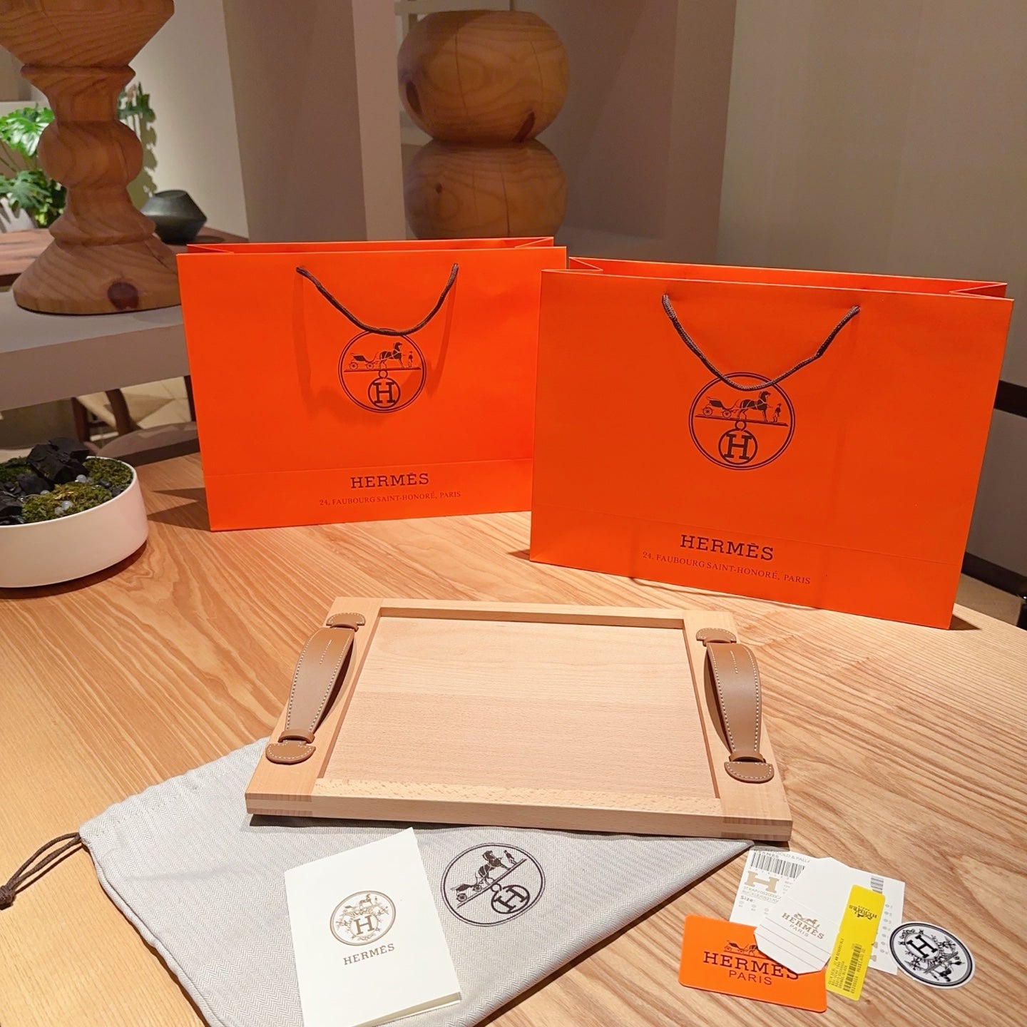 HERMES SERVING TRAY