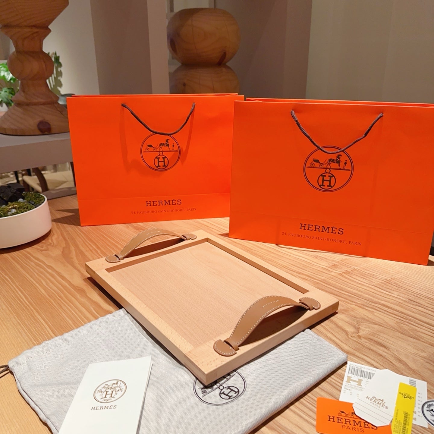 HERMES SERVING TRAY