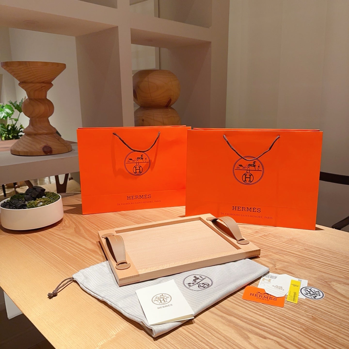HERMES SERVING TRAY