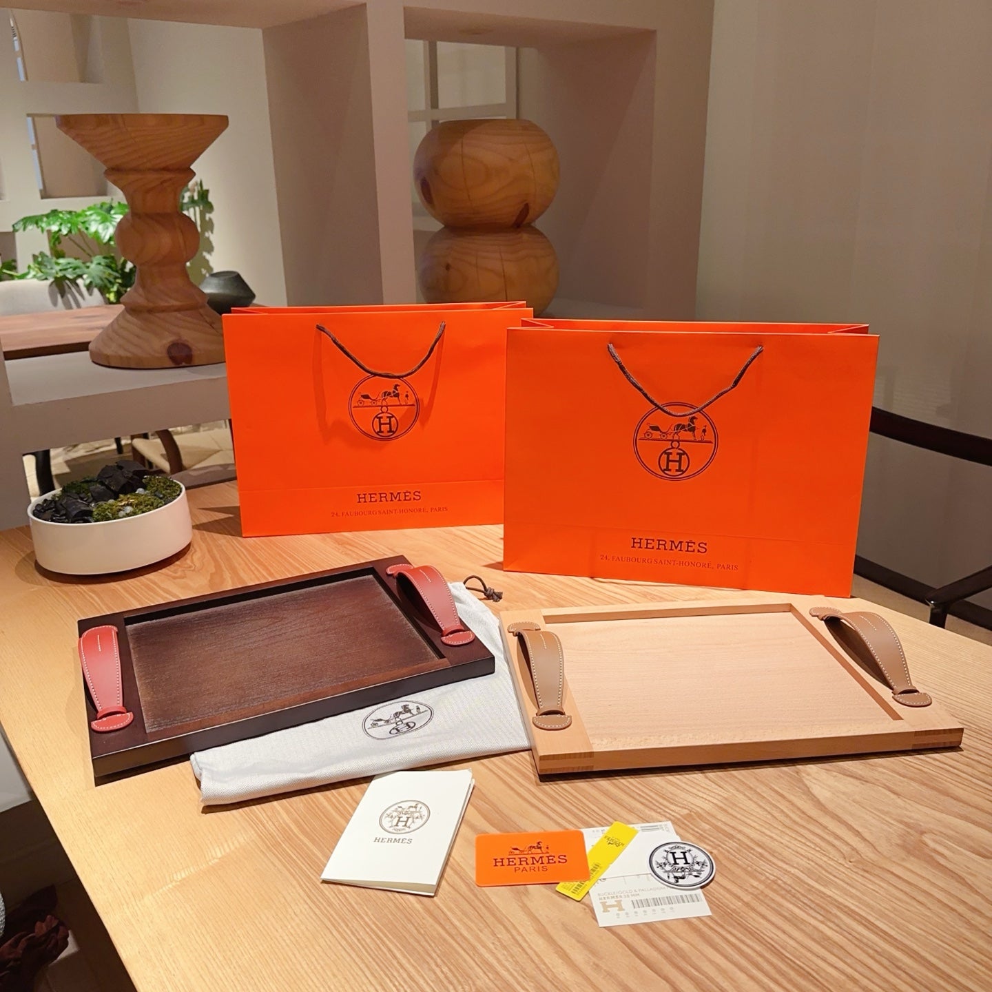 HERMES SERVING TRAY