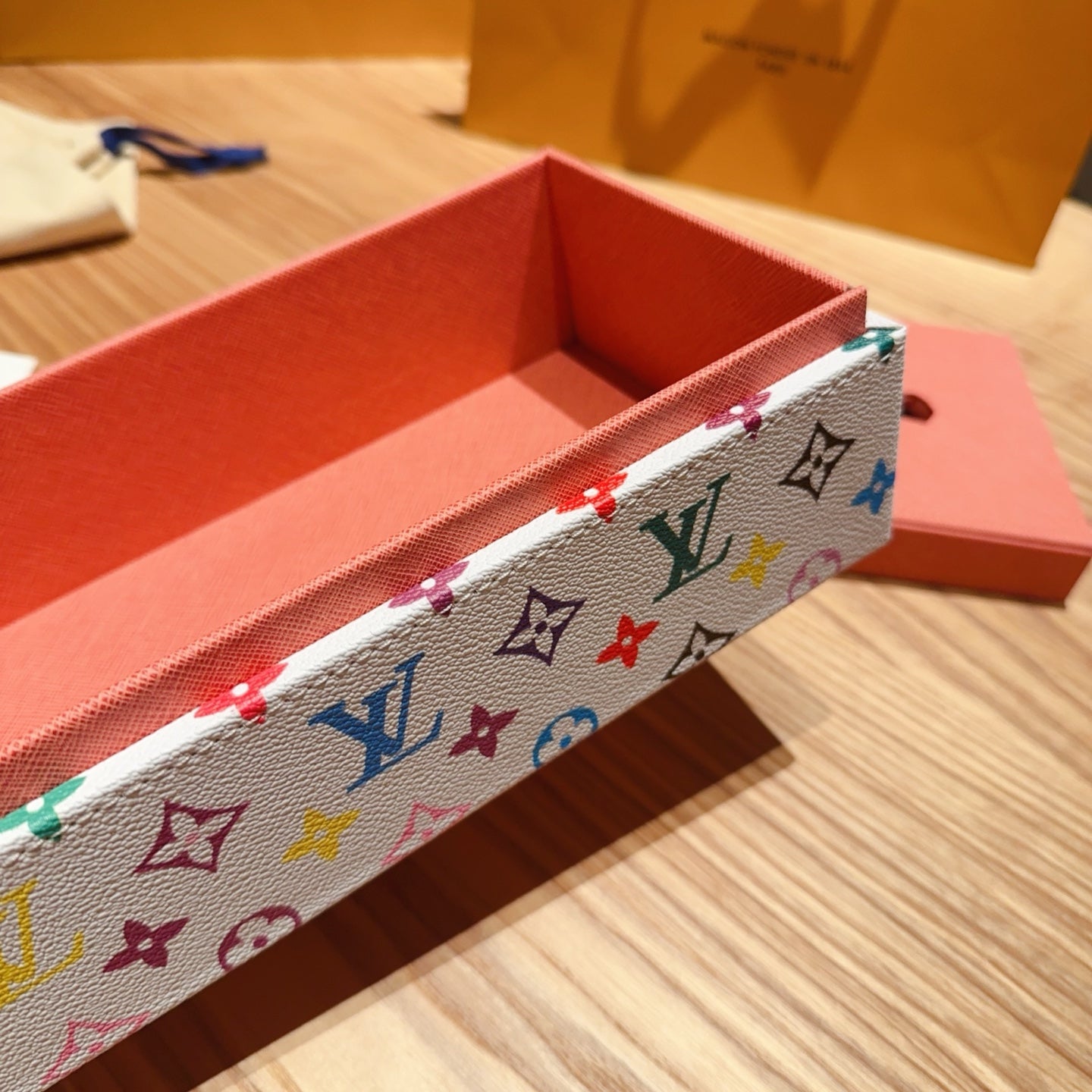 CUSTOM LV LEATHER TISSUE BOX COVER 2.0