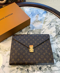 CUSTOM LV OFFICE CLUTCH