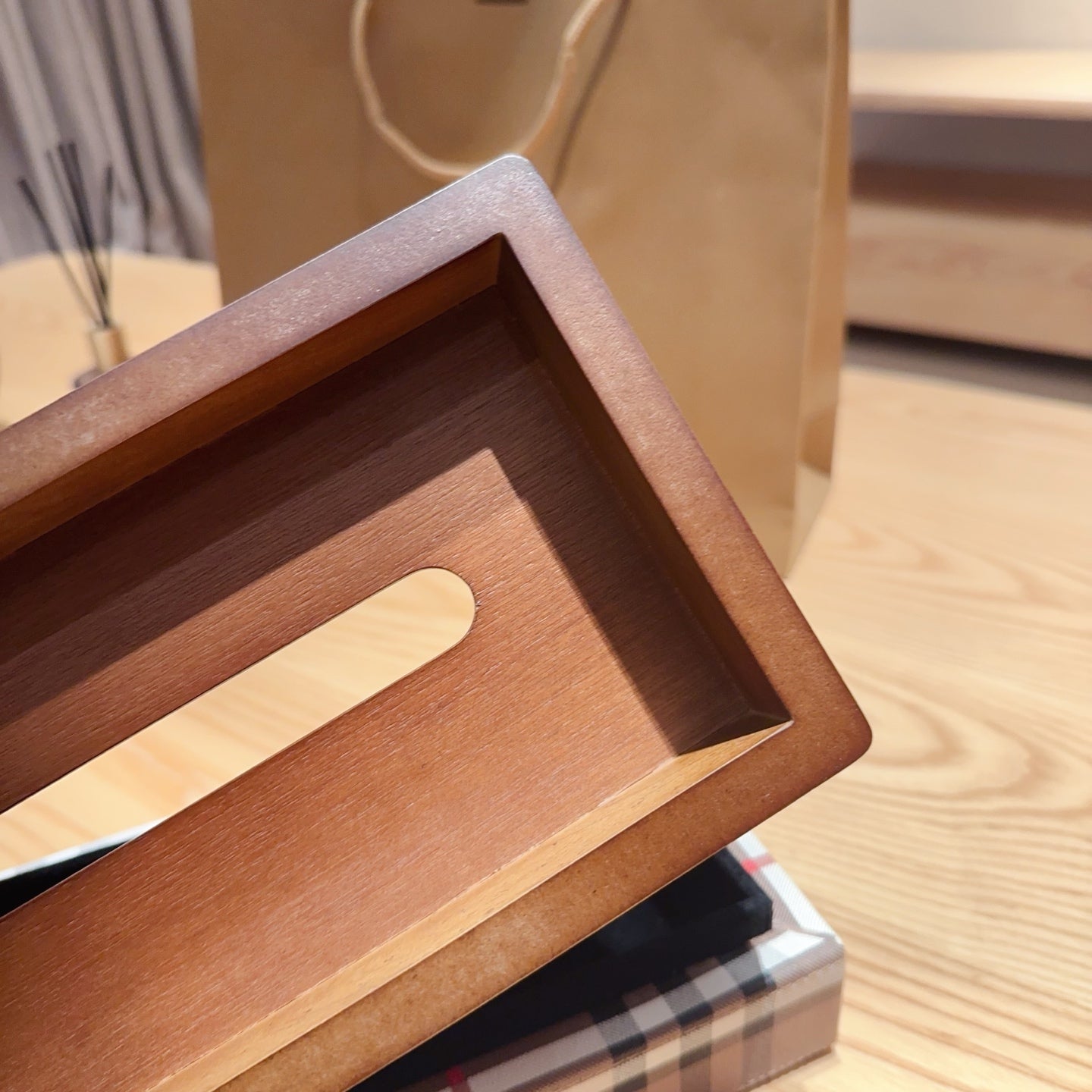 BURBERRY TISSUE BOX COVER