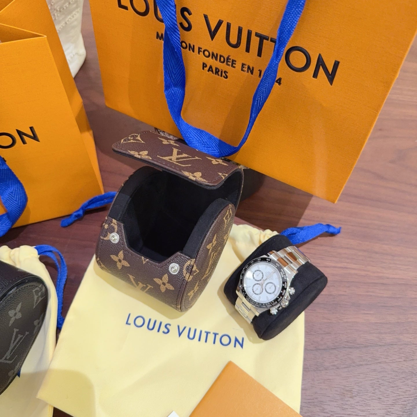 CUSTOM LV WATCH TRAVEL CASE (INDIVIDUAL)