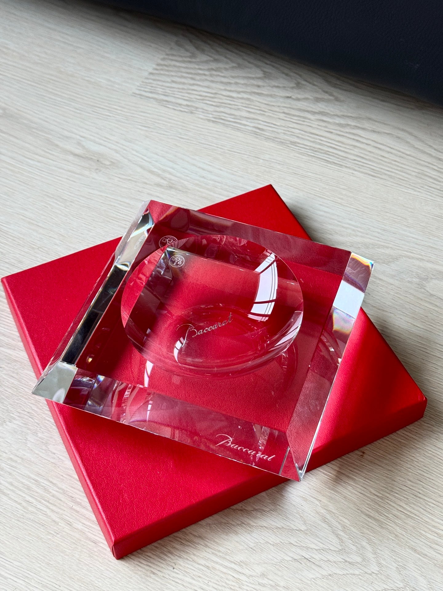 BACCARAT SQUARE ASHTRAY