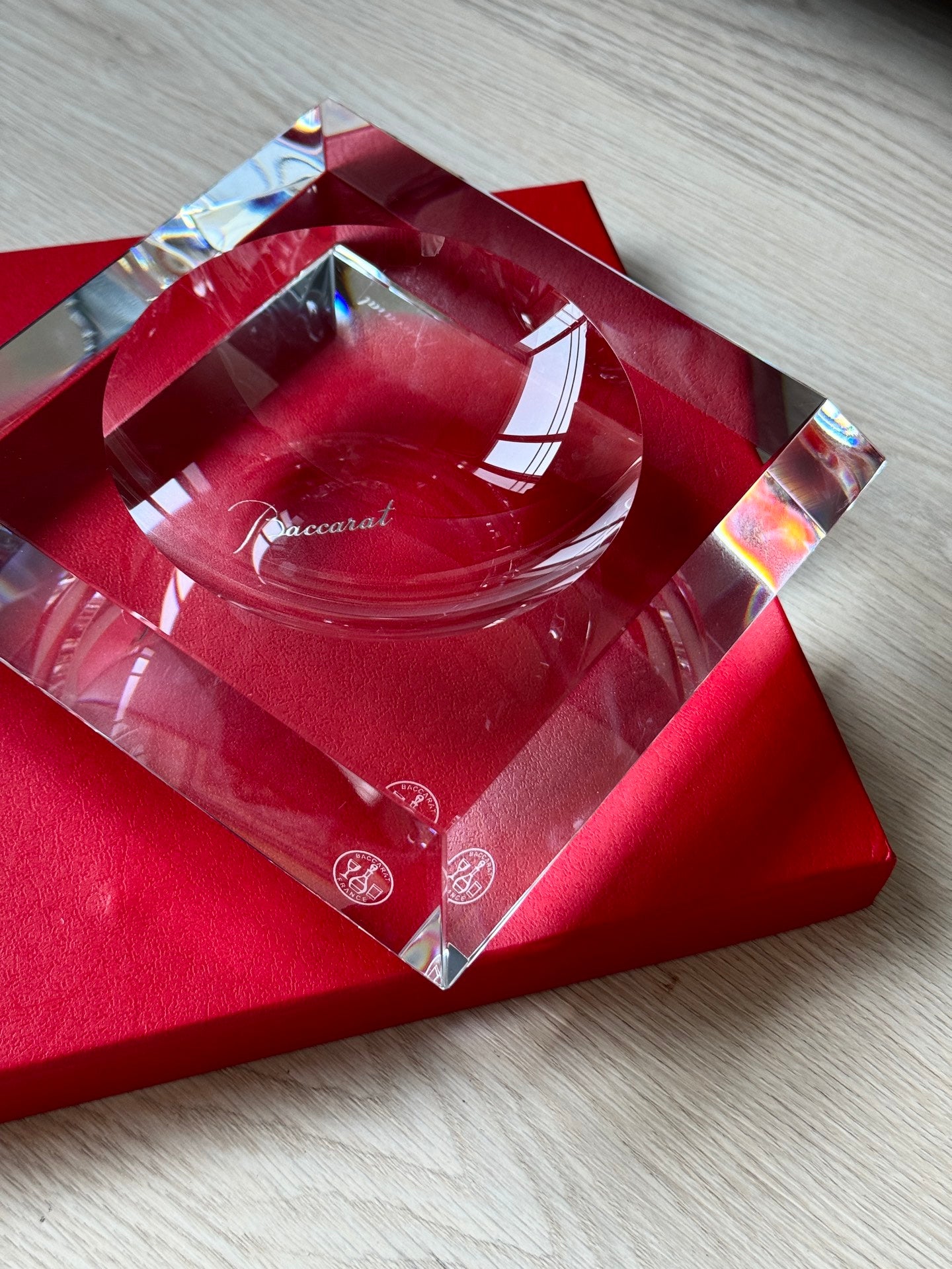 BACCARAT SQUARE ASHTRAY