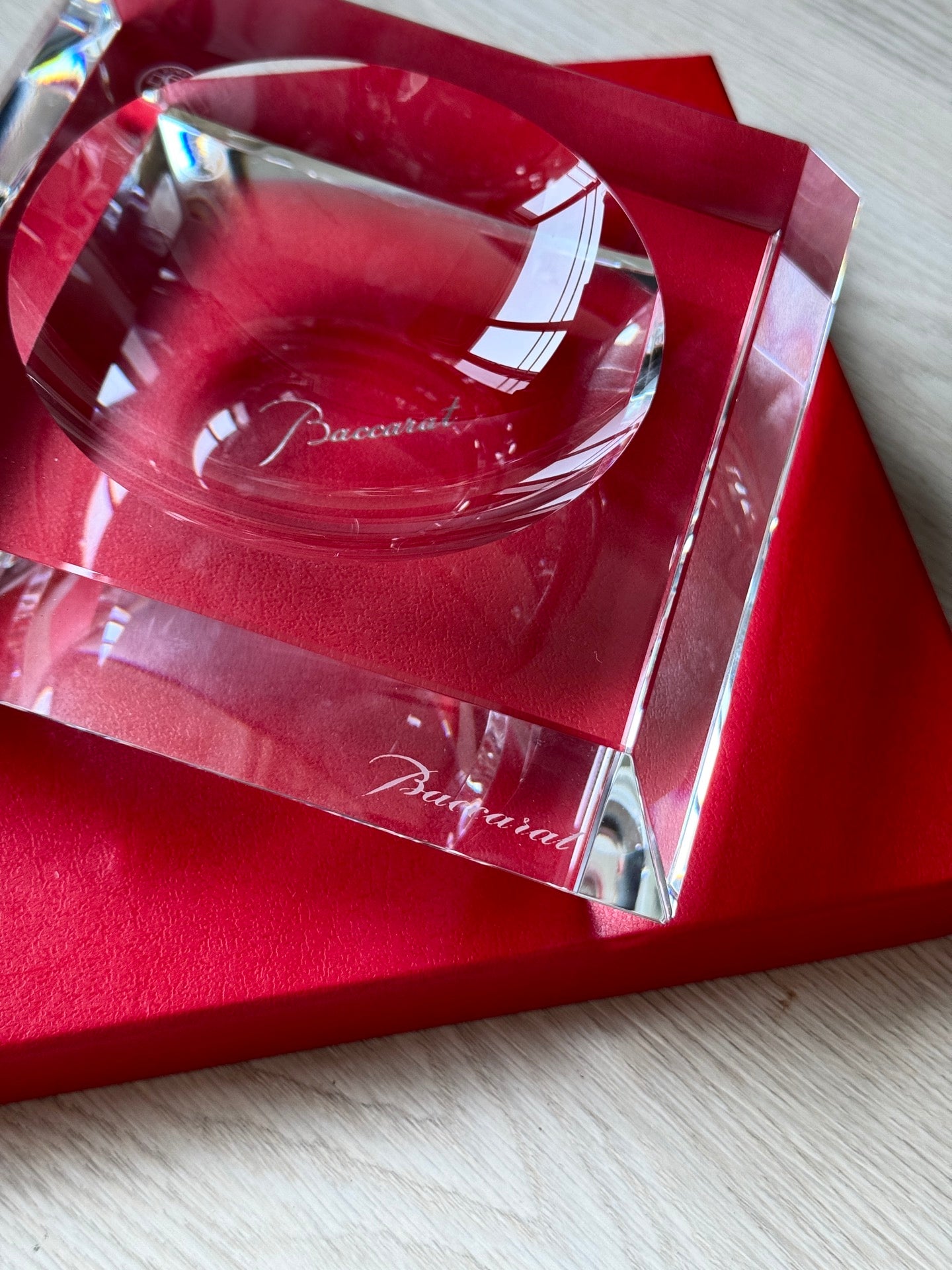 BACCARAT SQUARE ASHTRAY