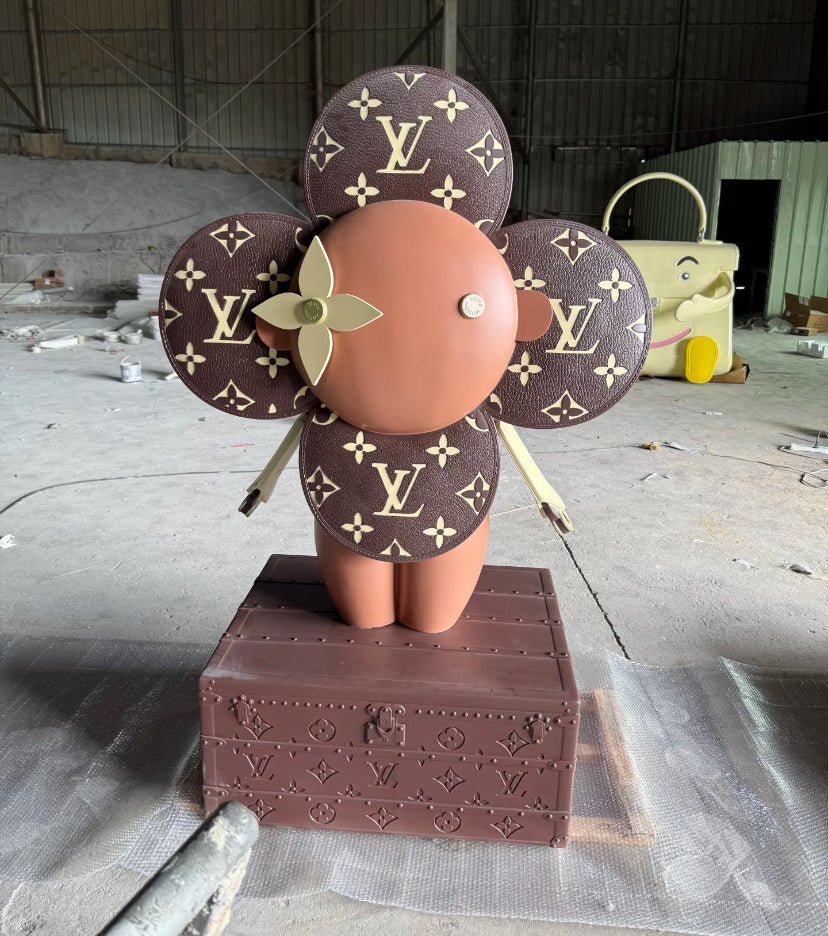 CUSTOM LV 4FT VIVIENNE CHOCOLATE FIGURE